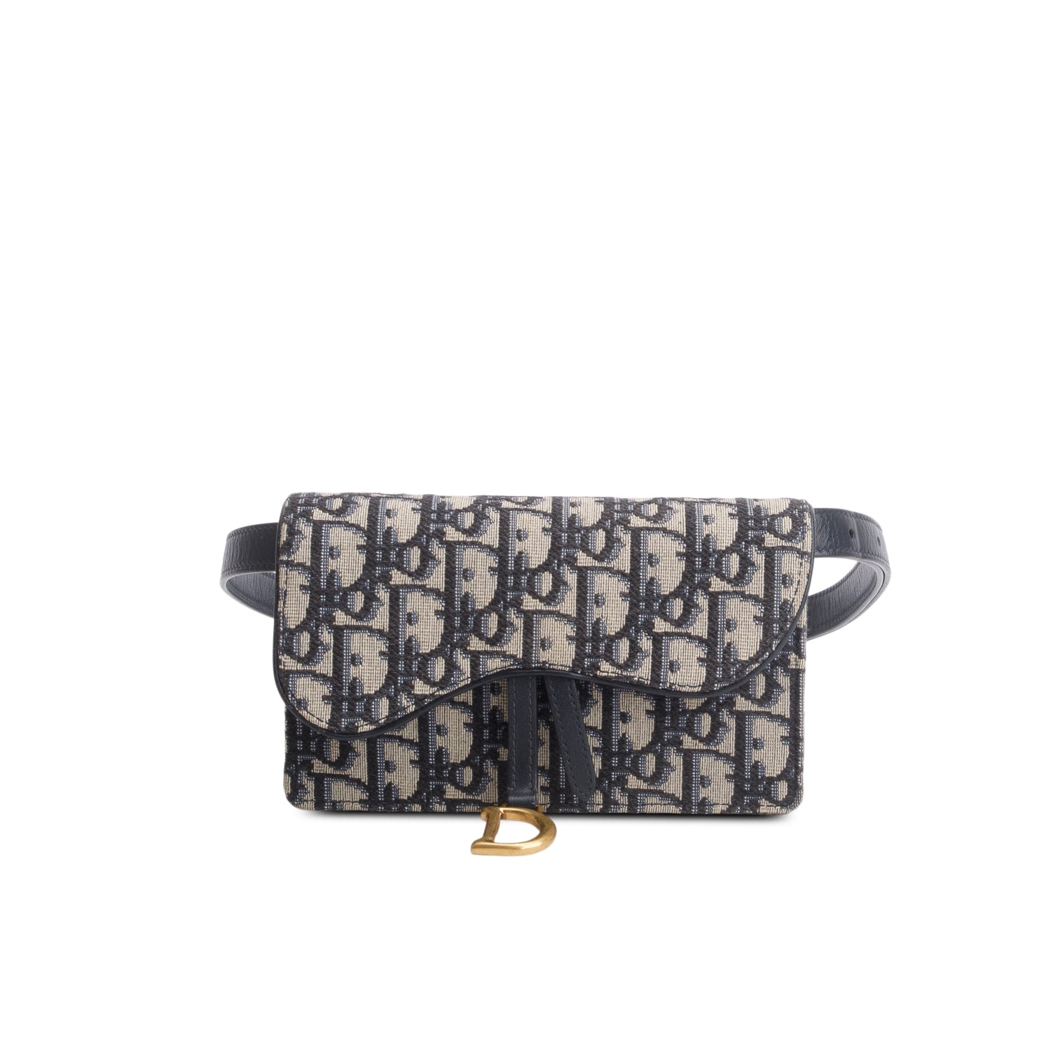 Christian Dior 2020 Oblique Saddle Belt Pouch