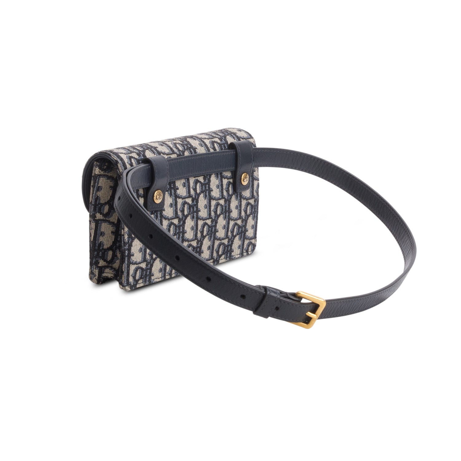 Christian Dior 2020 Oblique Saddle Belt Pouch