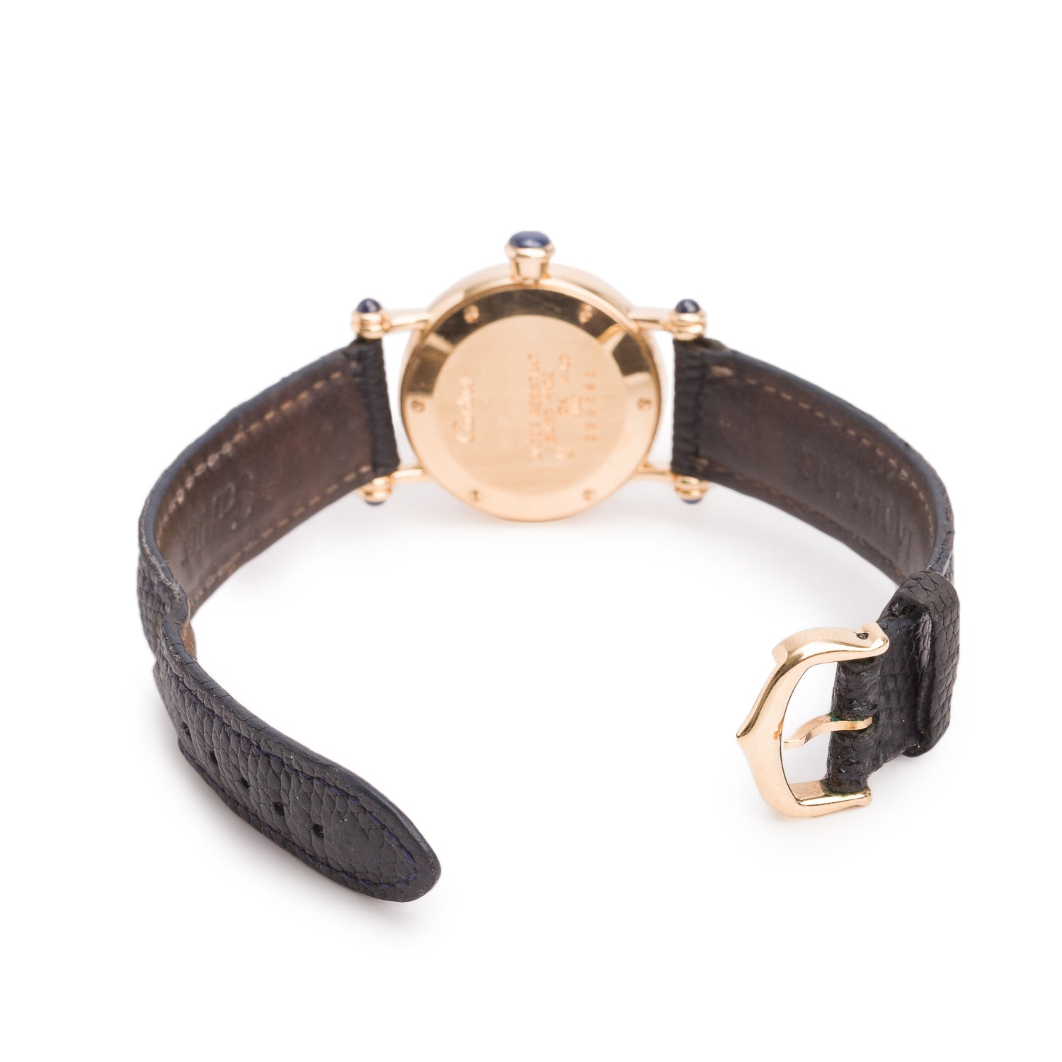 Cartier 18k Yellow Gold Diabolo de Cartier 27 MM Quartz Watch 1440