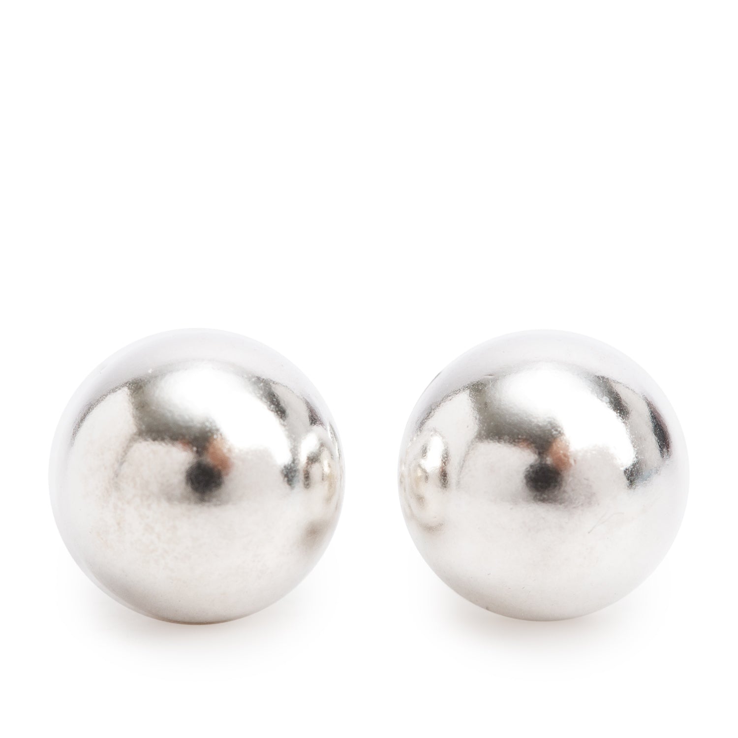 Tiffany & Co. Sterling Silver HardWear 8 MM Ball Earrings