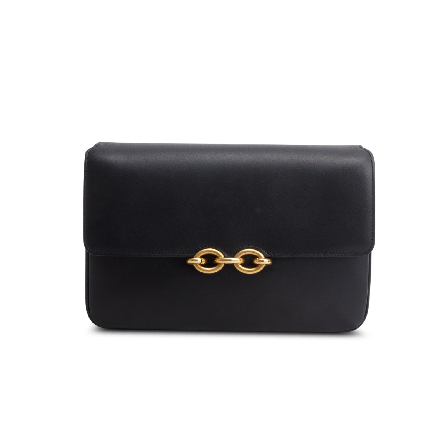 Saint Laurent Black 2020 Smooth Calfskin Le Maillon Satchel