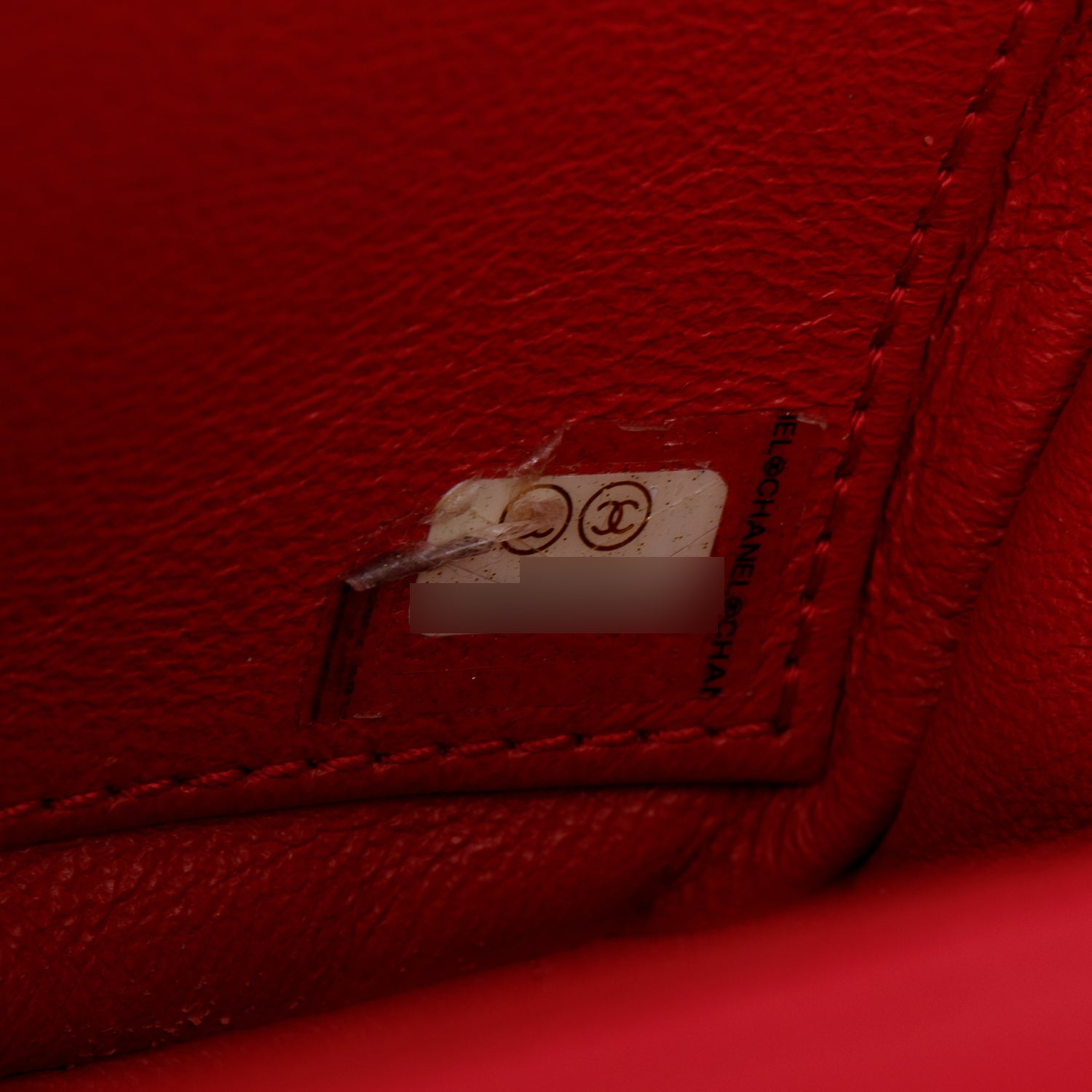 Chanel Red Caviar Quilted Small Business Affinity Flap w/ Authenticity Card