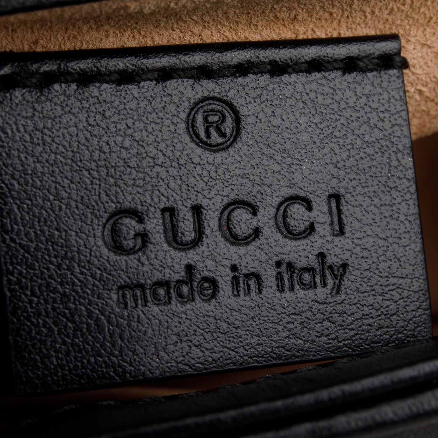 Gucci Black GG Marmont Matelasse Leather Super Mini Bag w/ Box