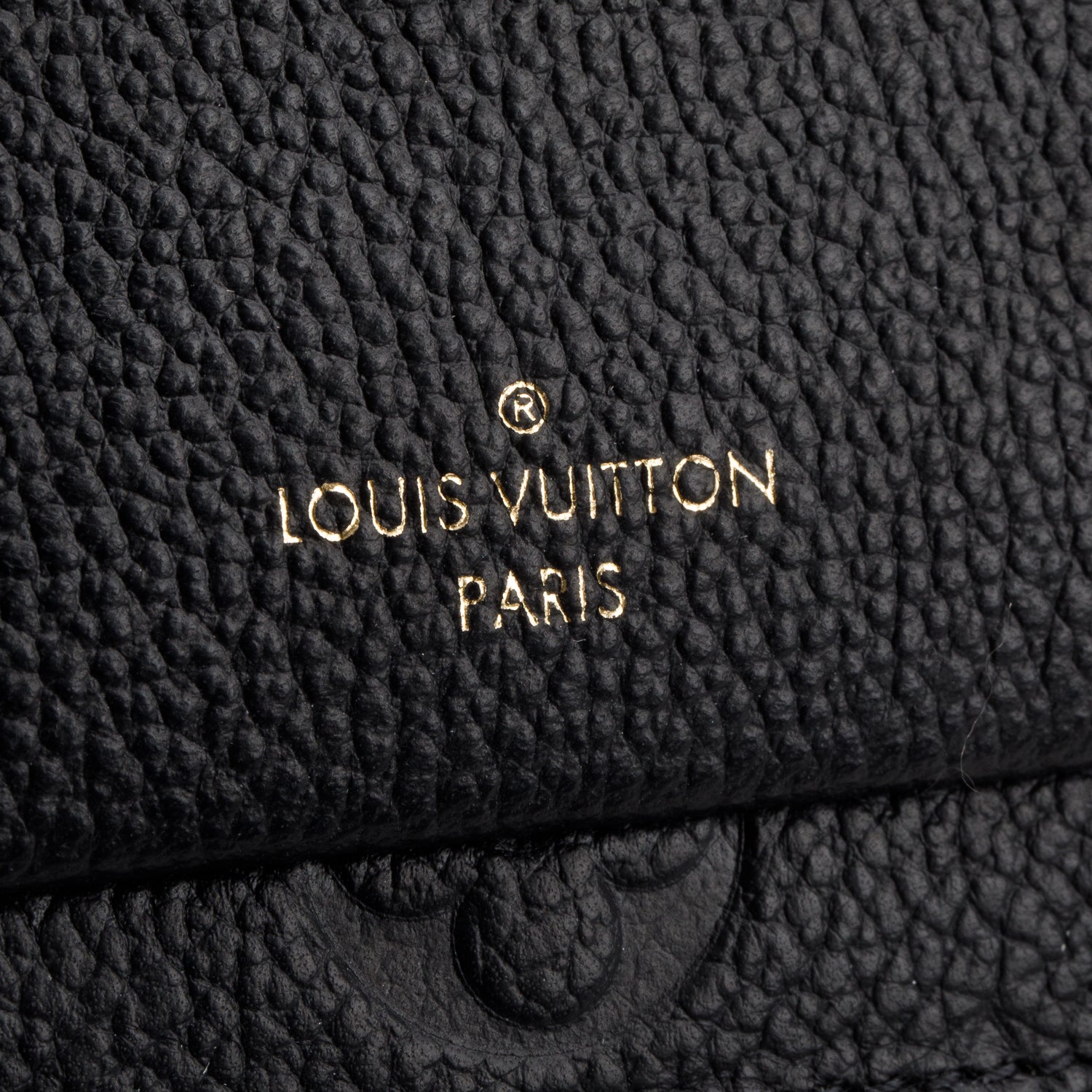 Louis Vuitton Black Empreinte Vavin Chain Wallet w/ Box