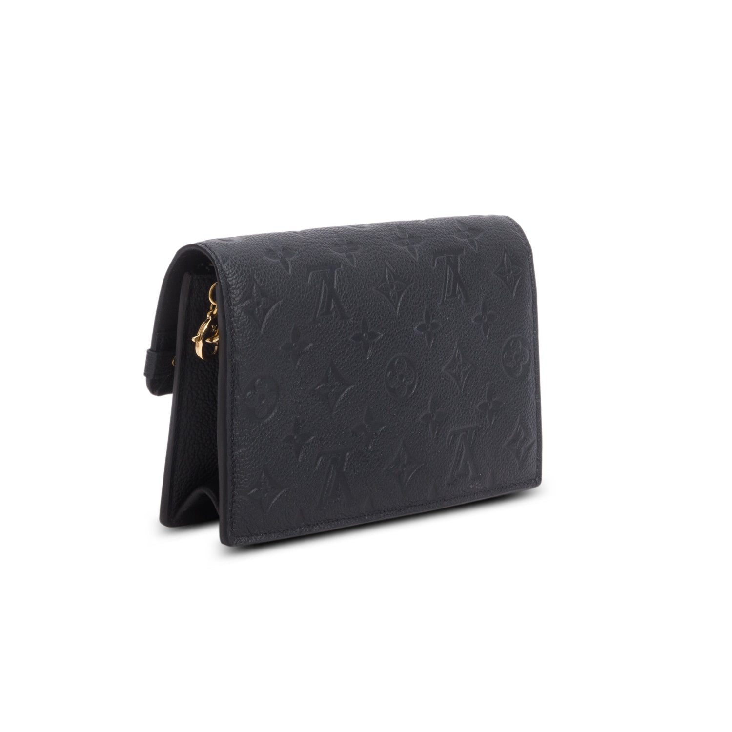 Louis Vuitton Black Empreinte Vavin Chain Wallet w/ Box