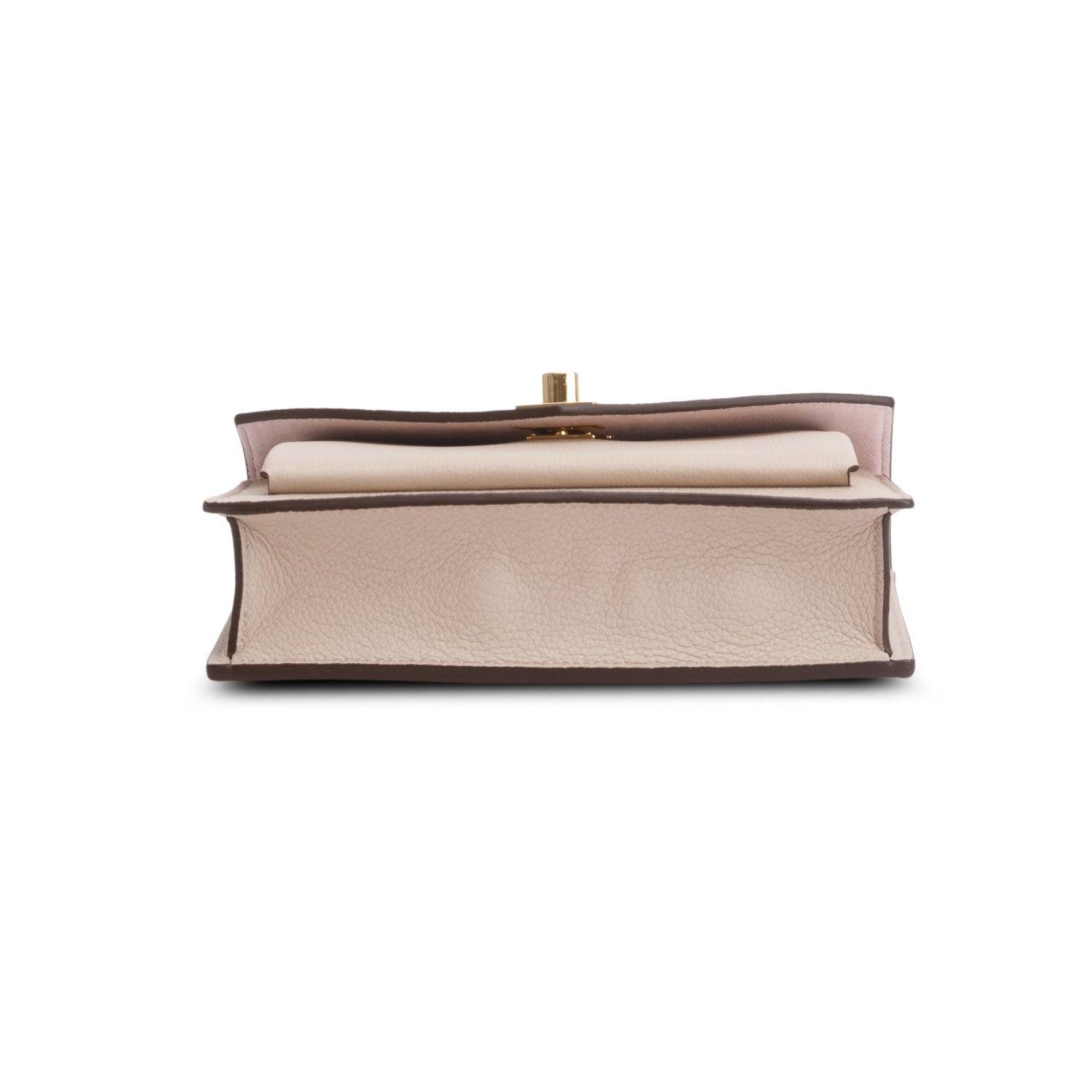 Louis Vuitton Beige Calfskin My Lockme Chain Pochette w/ Box