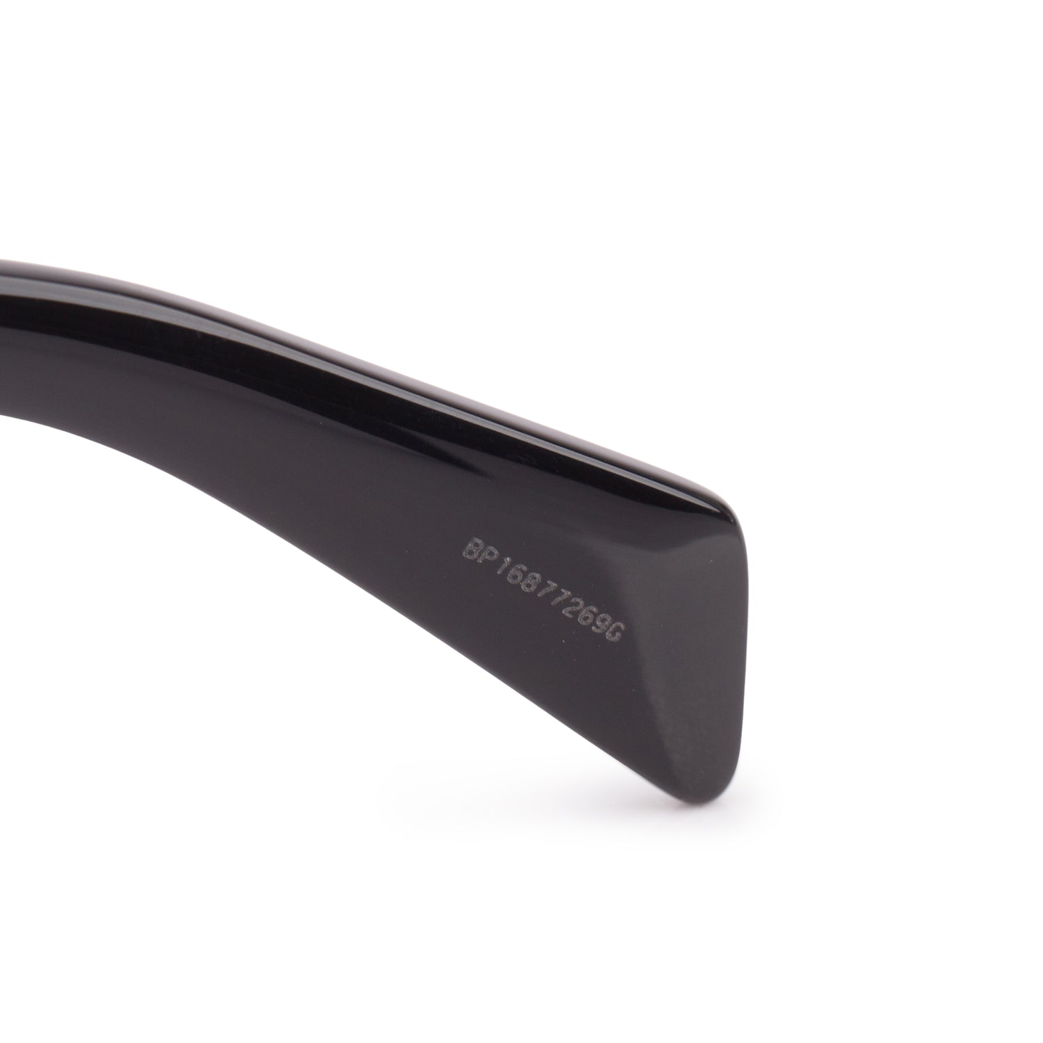 Prada Black SPR A08 Black Acetate Butterfly Sunglasses w/ Box & Case