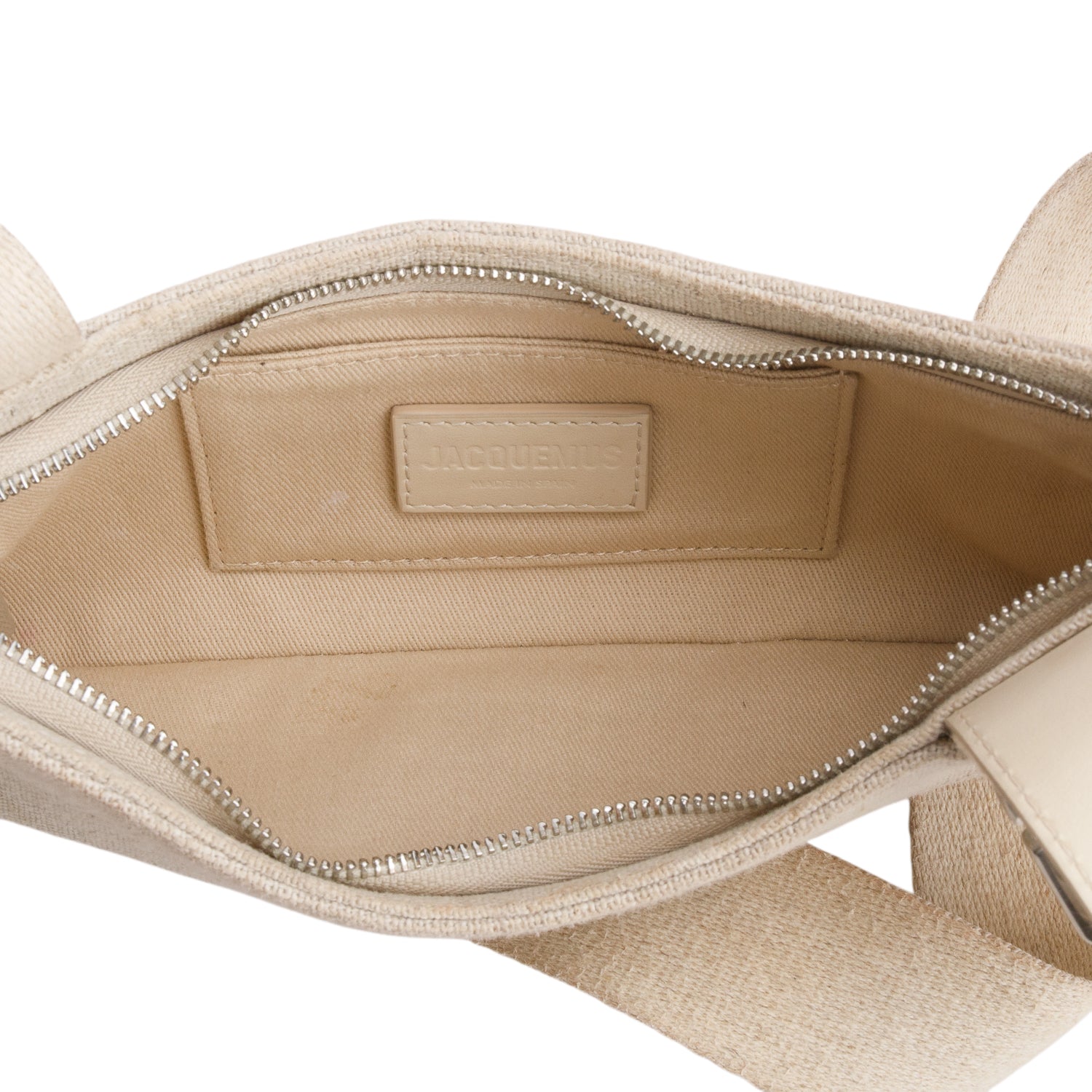 Jacquemus Neutral Grosgrain Le Bisou Crossbody Bag