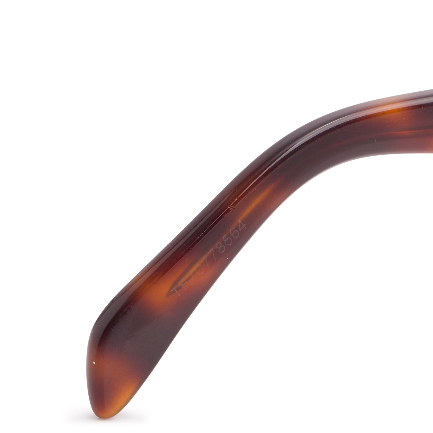 Celine CL40194U Havana Acetate Triomphe 01 Oval Sunglasses w/ Case