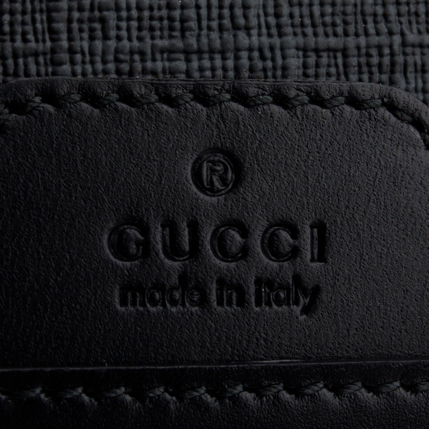 Gucci Black GG Supreme Monogram Bi-Fold Wallet w/ Box