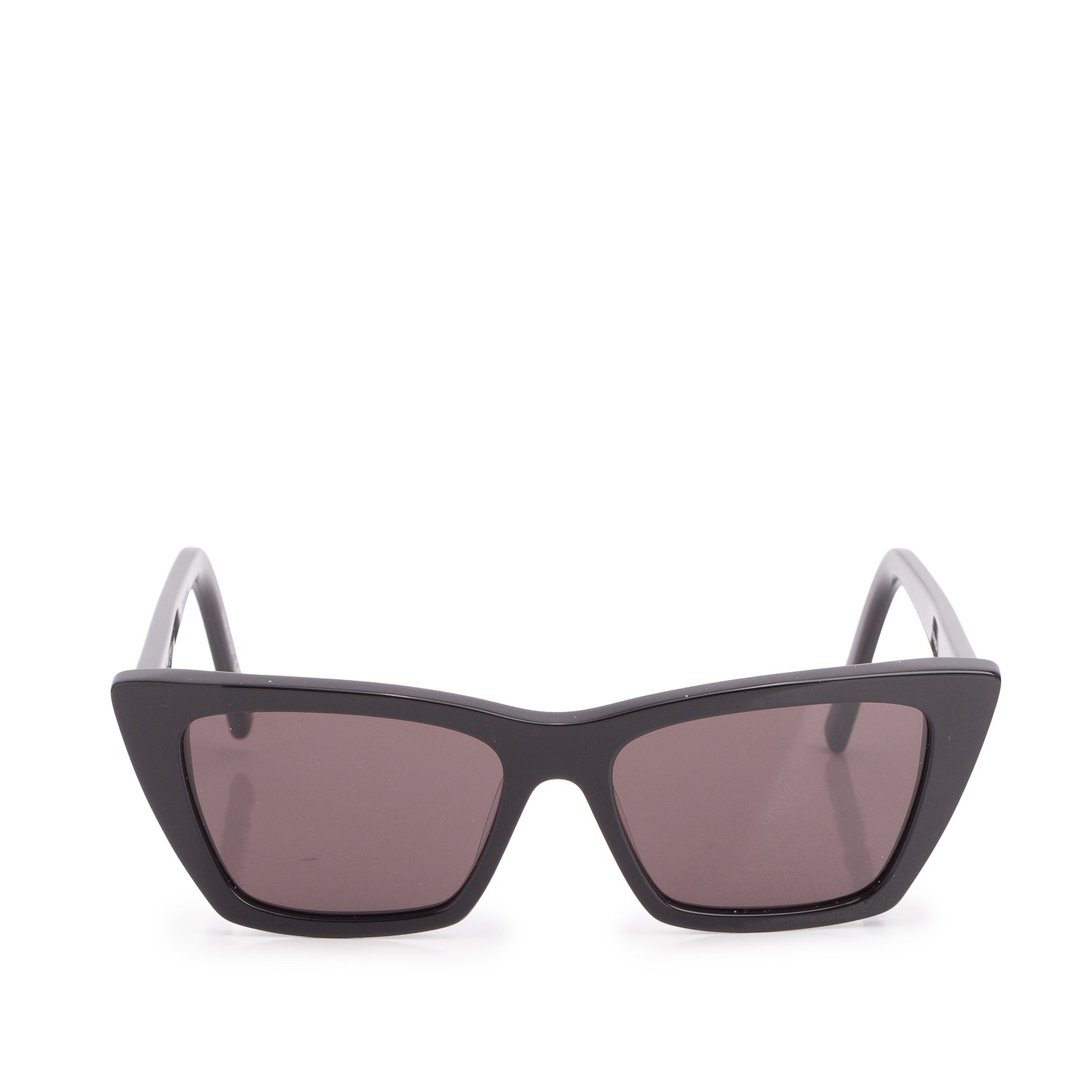 Saint Laurent SL 276 Black Acetate Mica Cat Eye Sunglasses w/ Case
