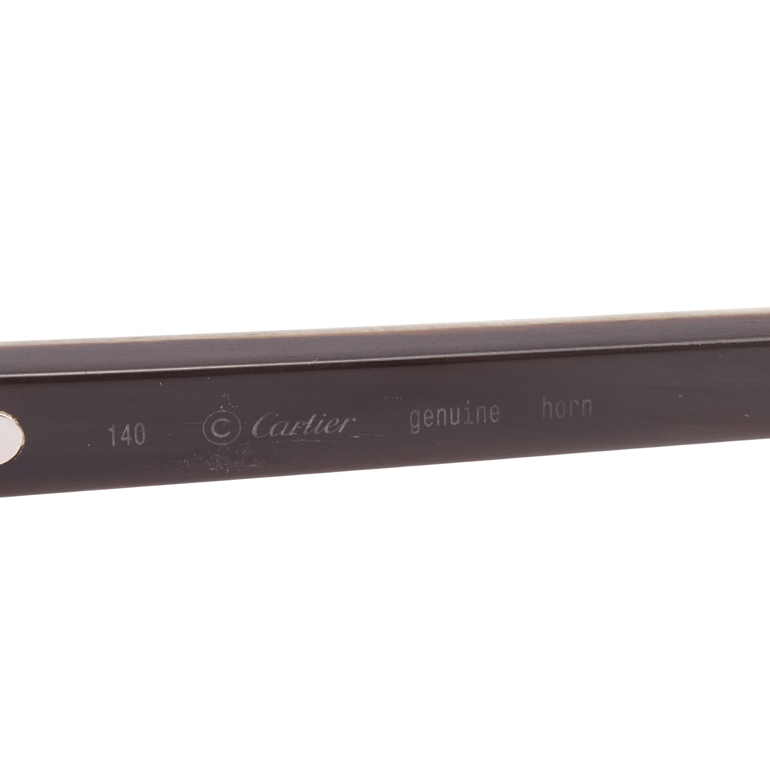 Cartier CT00460 Gradient Pink Rimless Genuine Horn C Decor Sunglasses