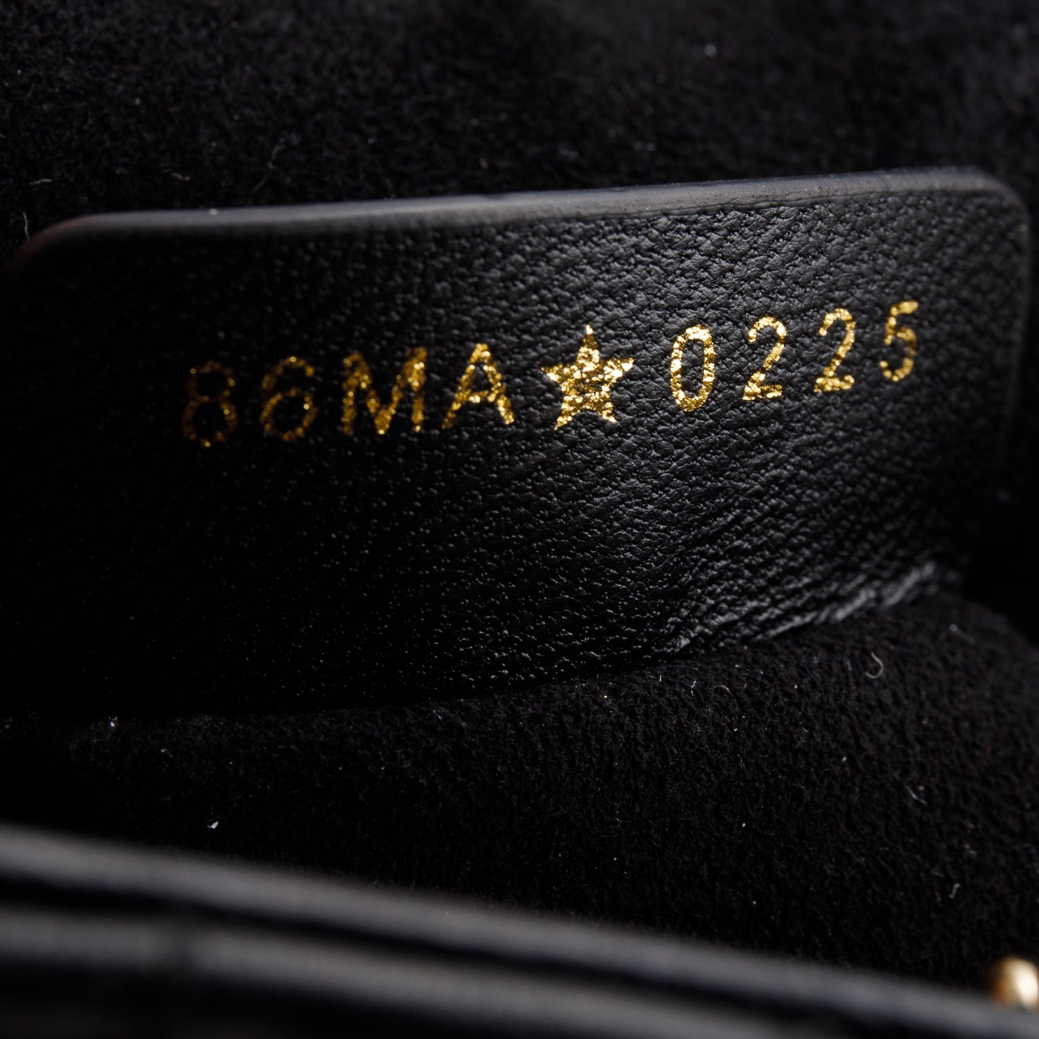 Christian Dior 2025 Black Lambskin Cannage Micro Lady D-Joy w/ Box