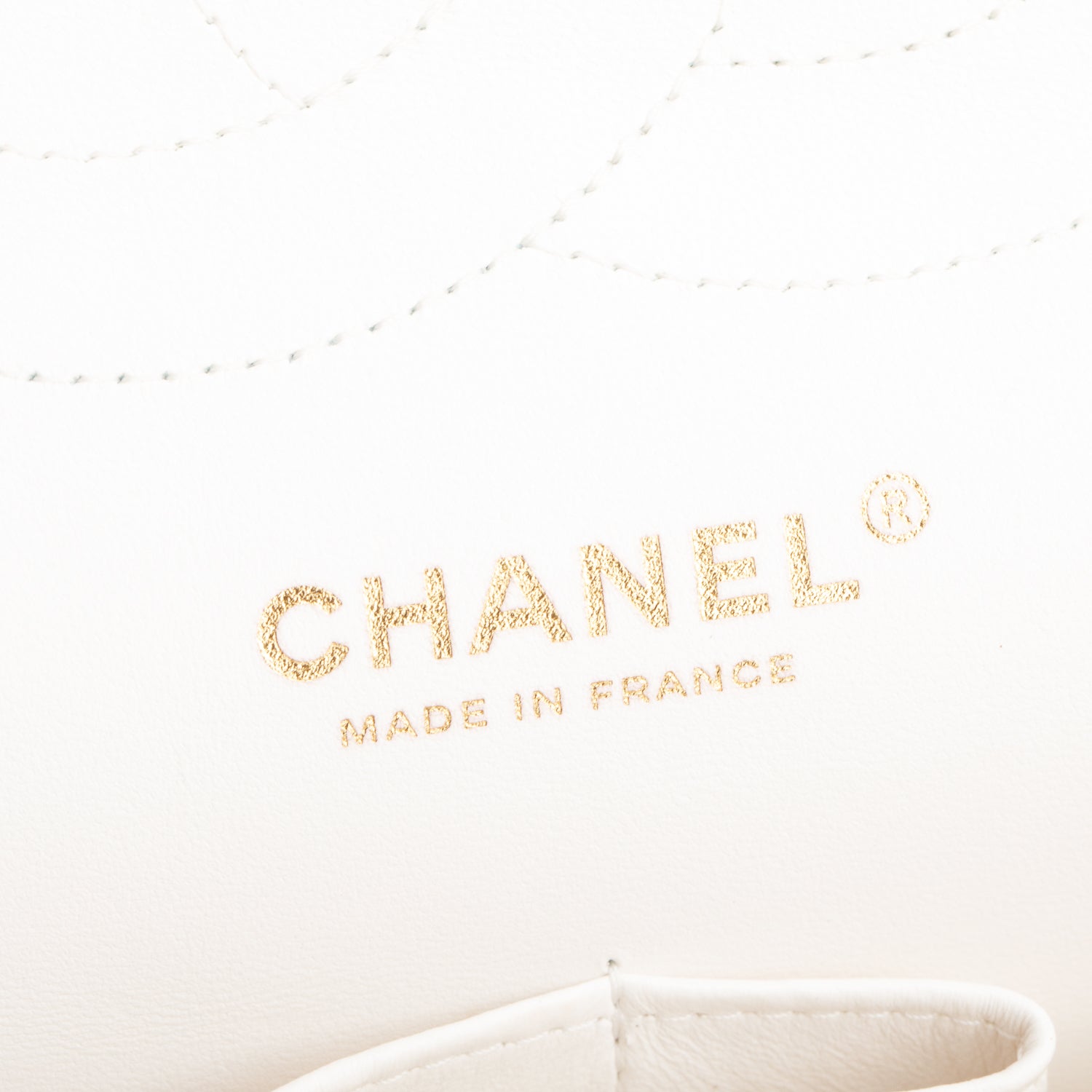 Chanel White Caviar Jumbo Classic Double Flap Bag