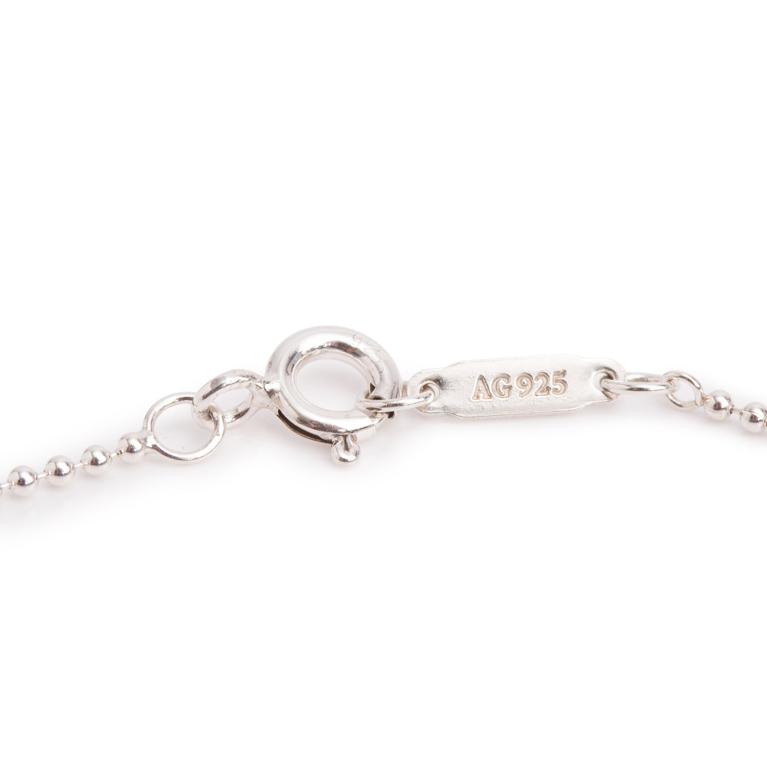 Tiffany & Co. Sterling Silver Notes Alphabet Letter 'G' Medium Disc Pendant Necklace