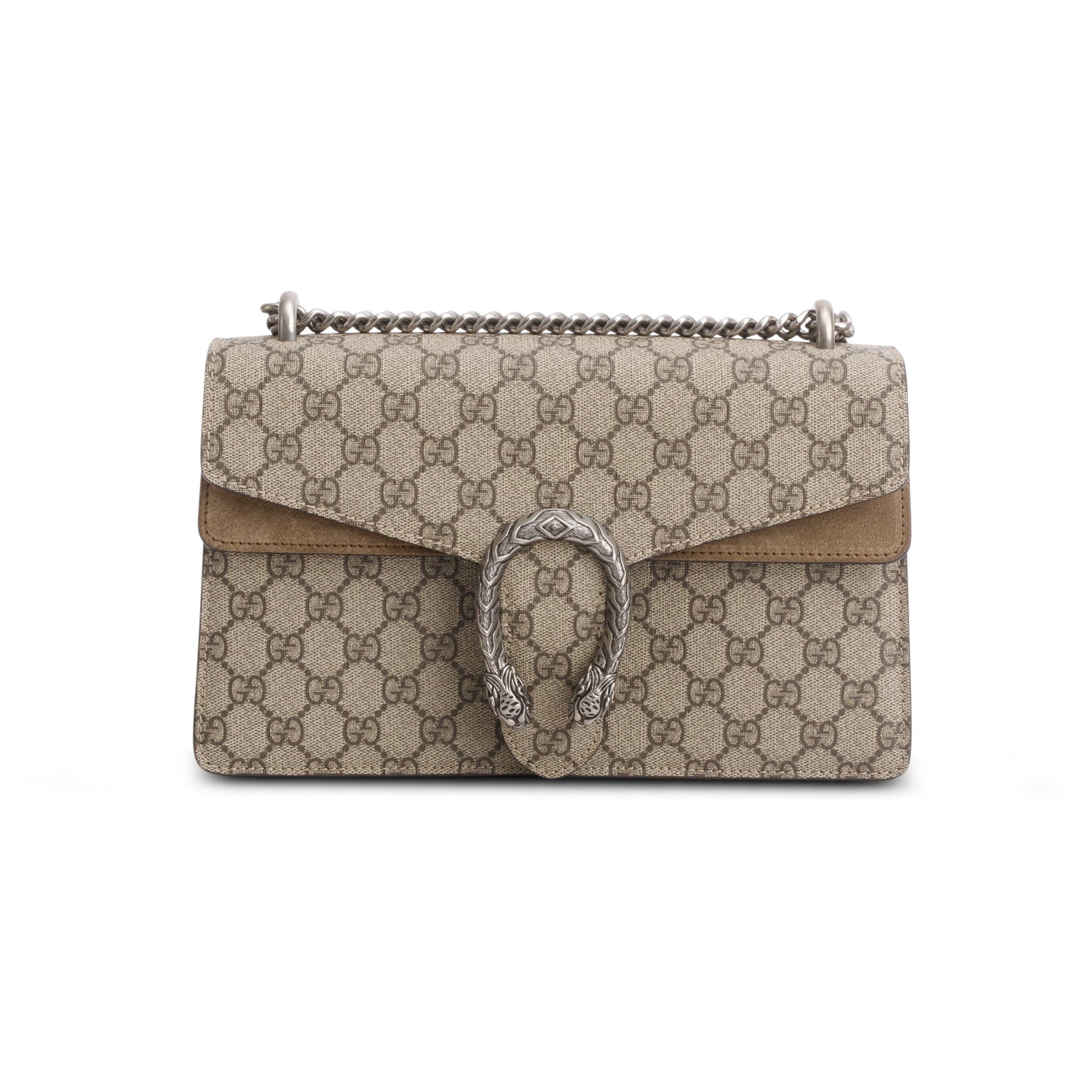 Gucci GG Supreme Monogram Medium Dionysus Shoulder Bag w/ Box