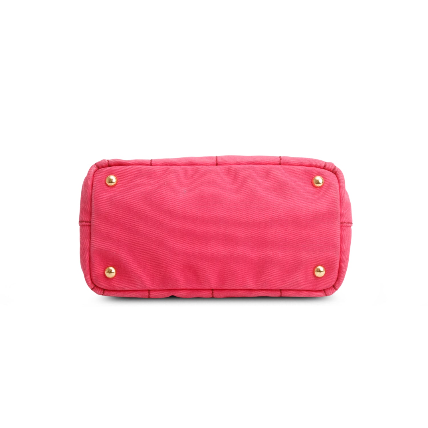 Prada Pink Canvas Small Canapa Logo Tote w/ Strap