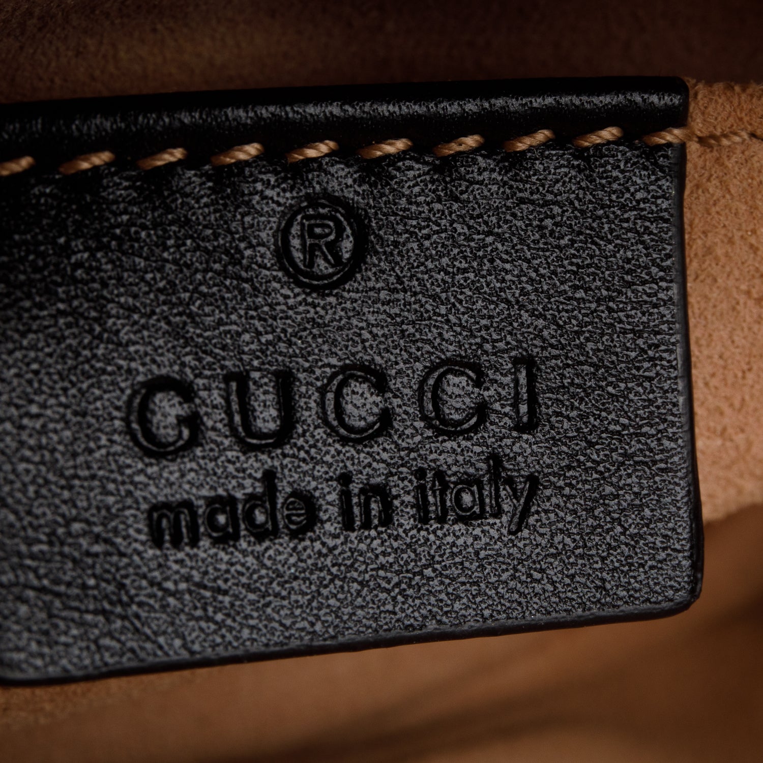 Gucci Black GG Marmont Matelasse Leather Belt Bag, Size 85 w/ Box