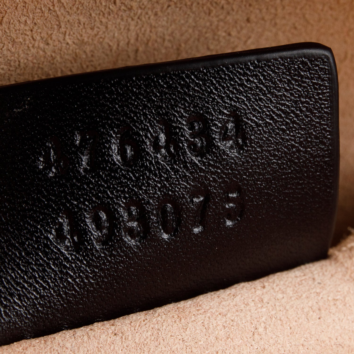 Gucci Black GG Marmont Matelasse Leather Belt Bag, Size 85 w/ Box