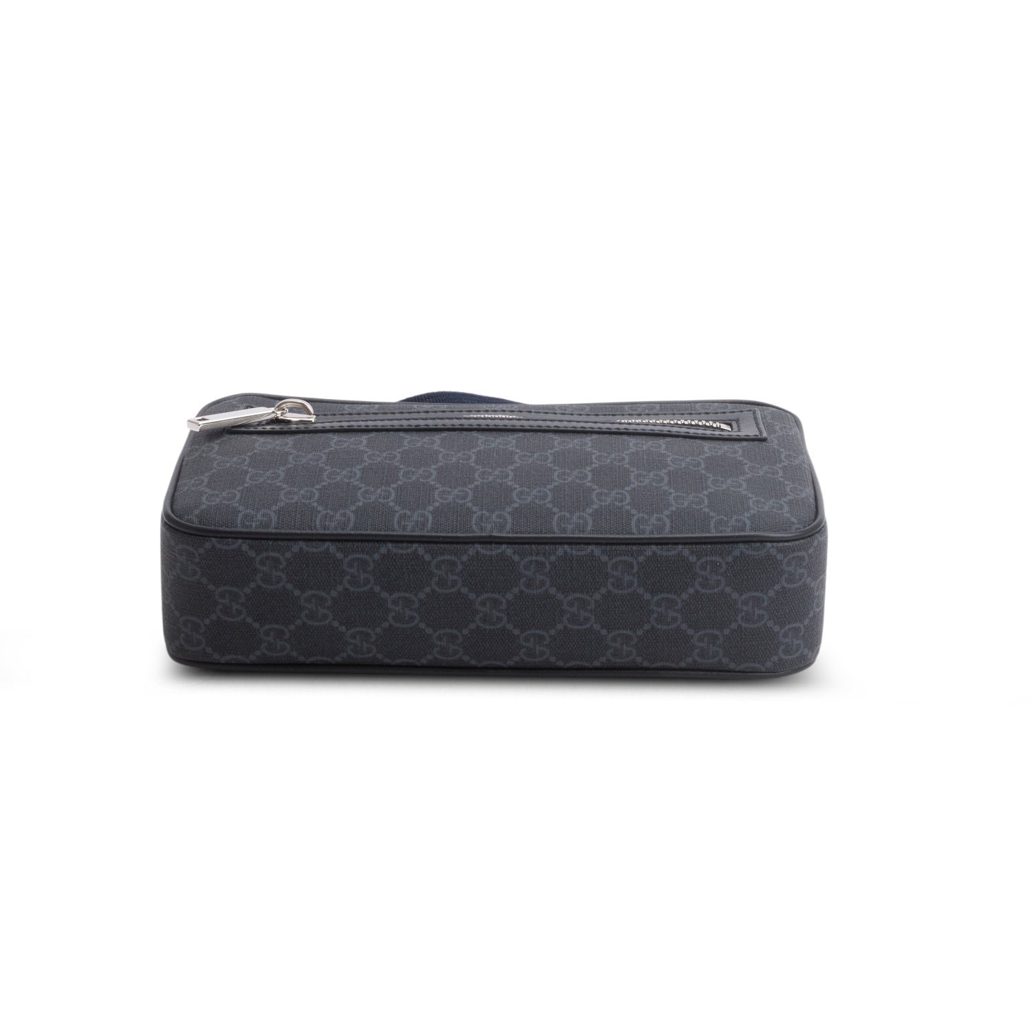 Gucci Black Soft GG Supreme Monogram Web Belt Bag