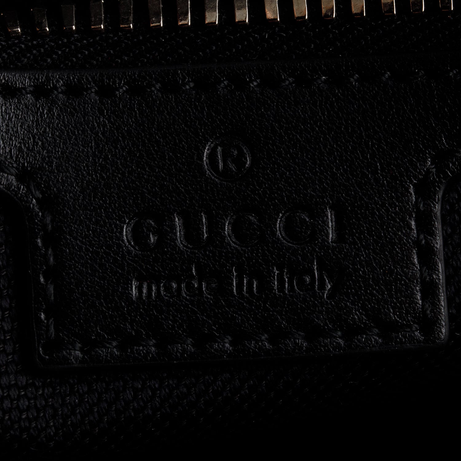 Gucci Black Soft GG Supreme Monogram Web Belt Bag