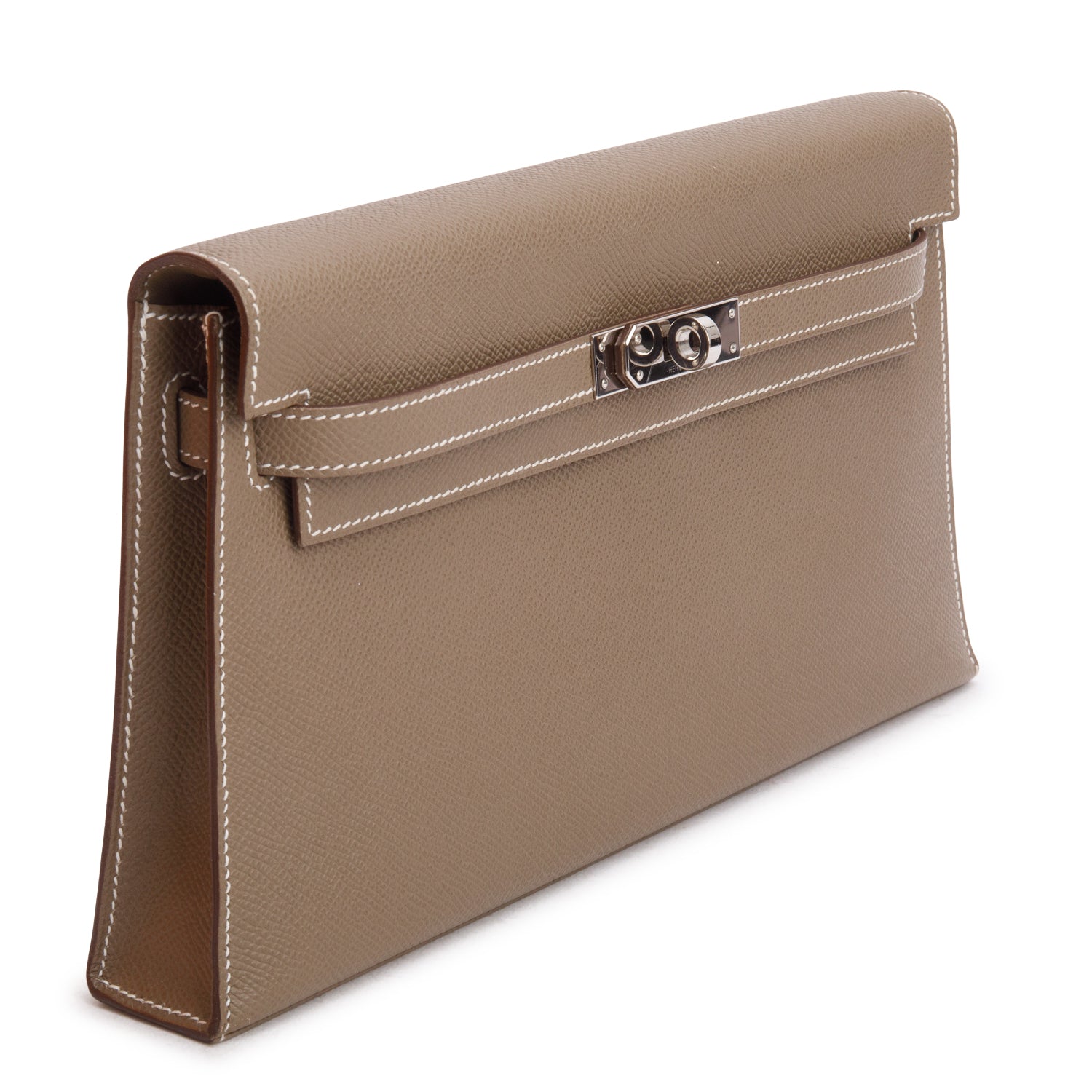 Hermes 2024 Etoupe Veau Epsom Kelly Elan w/ Box & Strap