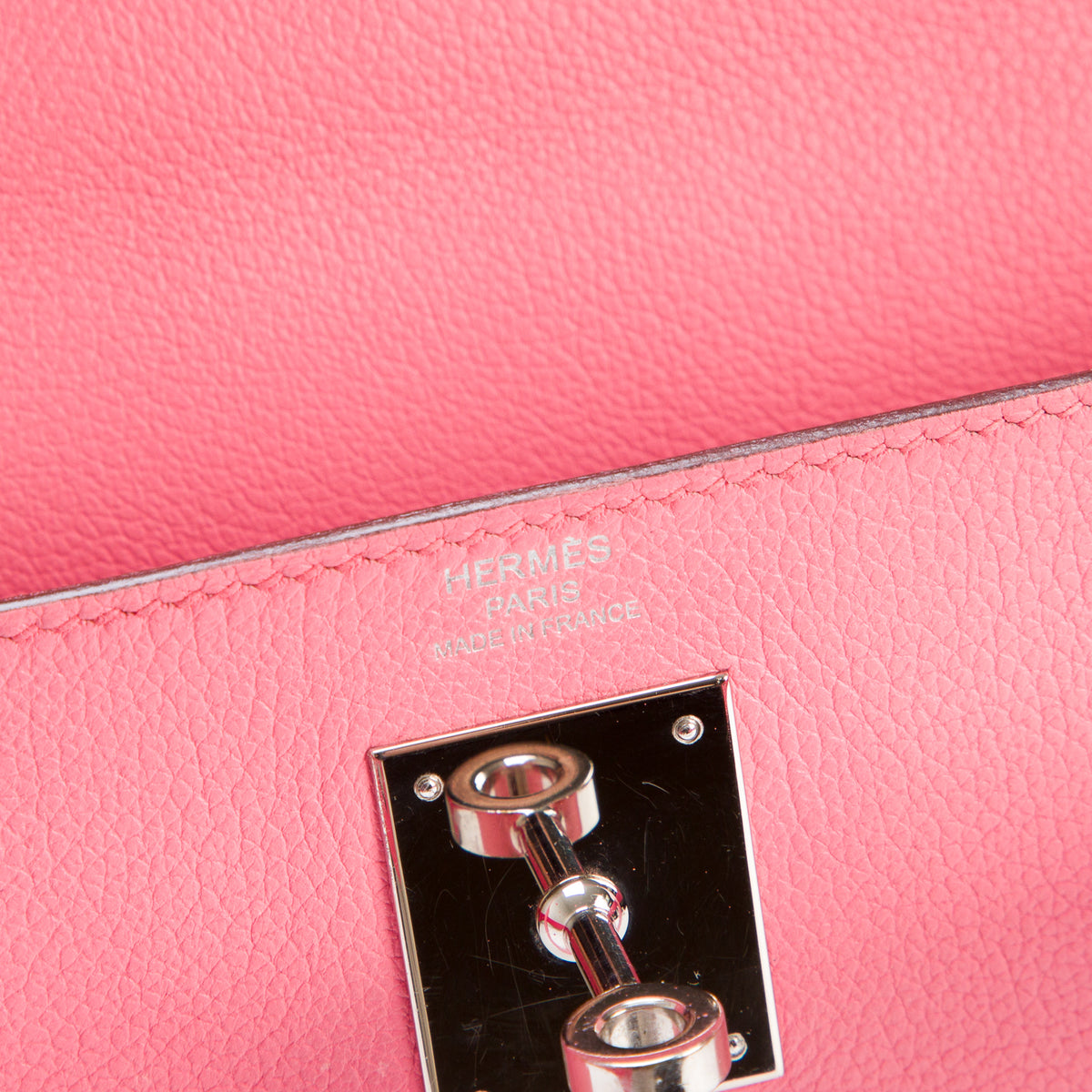 Hermes 2020 Rose D'ete Togo Kelly II Retourne 28 w/ Box & Strap