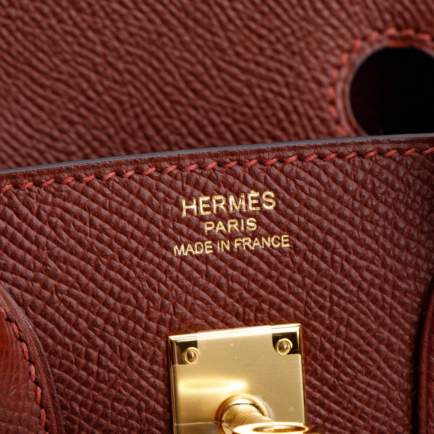 Hermes Rouge H Epsom Birkin 25