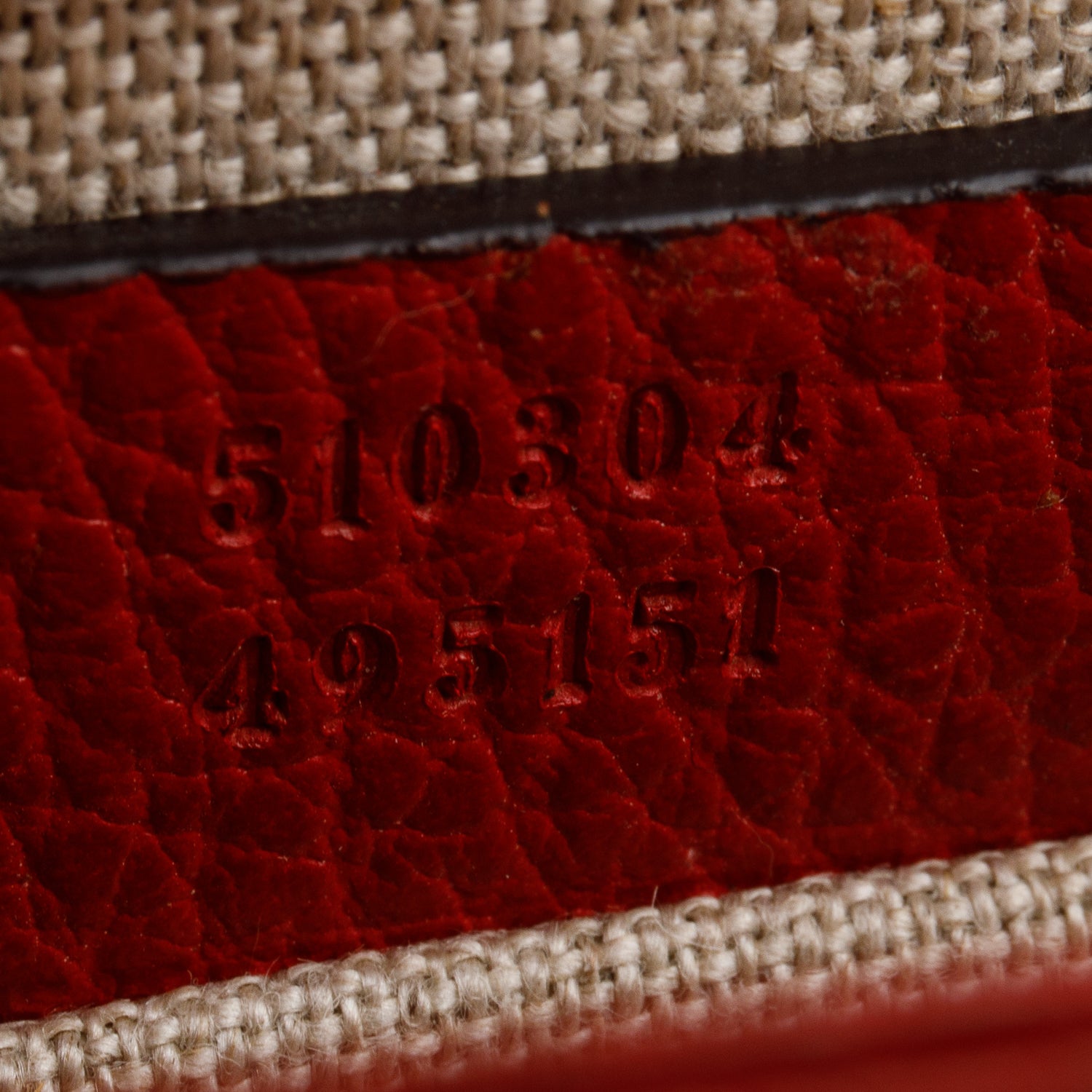 Gucci Red Dollar Calfskin Small Interlocking G Shoulder Bag