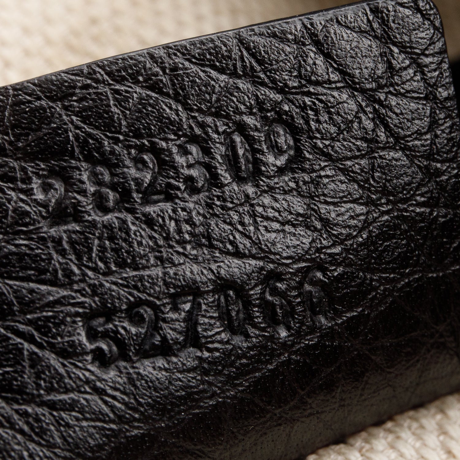 Gucci Black Pebbled Calfskin Medium Soho Shoulder Bag
