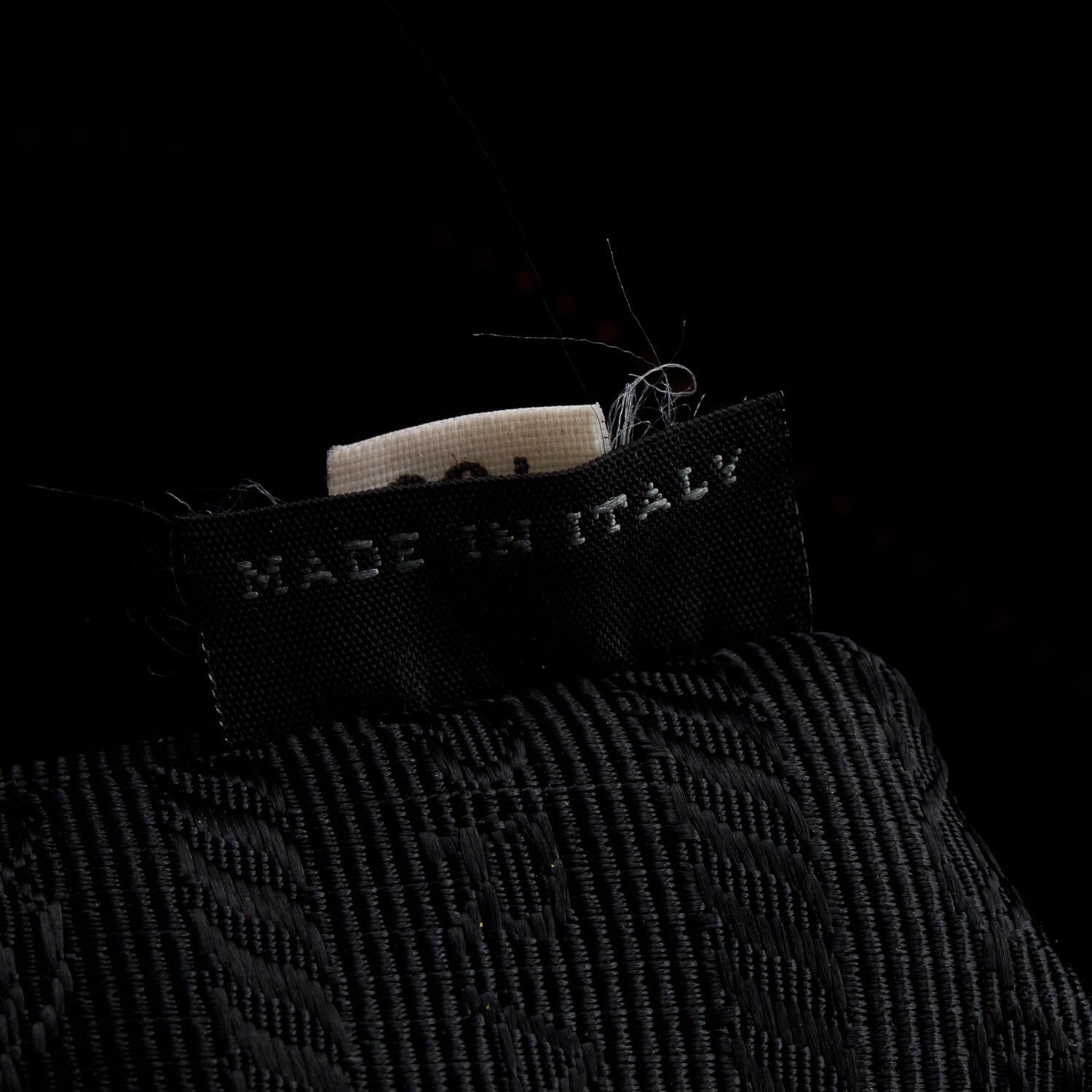 Prada Black Tessuto Nylon Gaufre Tote w/ Strap