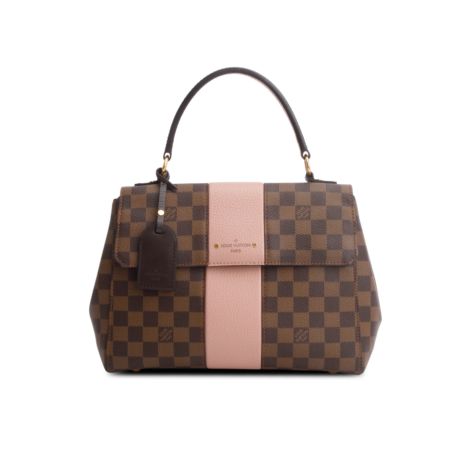 Louis Vuitton Damier Ebene Bond Street MM w/ Strap & Receipt