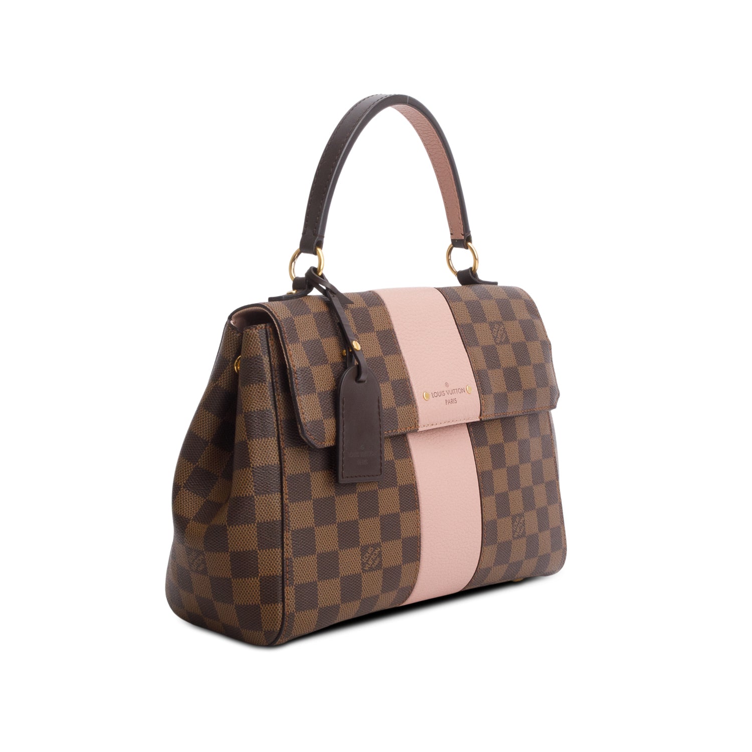 Louis Vuitton Damier Ebene Bond Street MM w/ Strap & Receipt