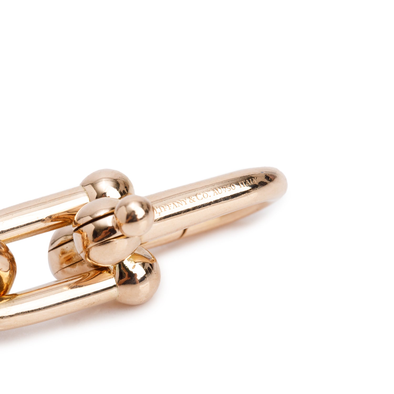 Tiffany & Co. 18k Rose Gold HardWear Large Link Bracelet w/ Box