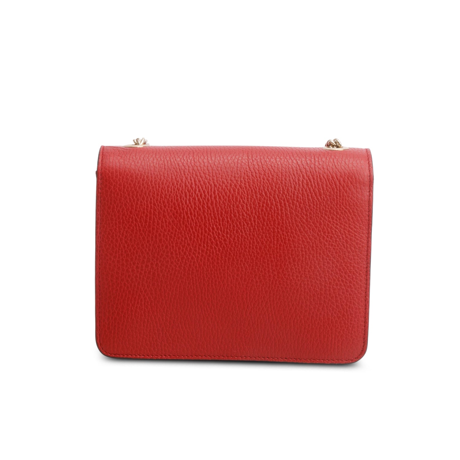 Gucci Red Dollar Calfskin Small Interlocking G Shoulder Bag