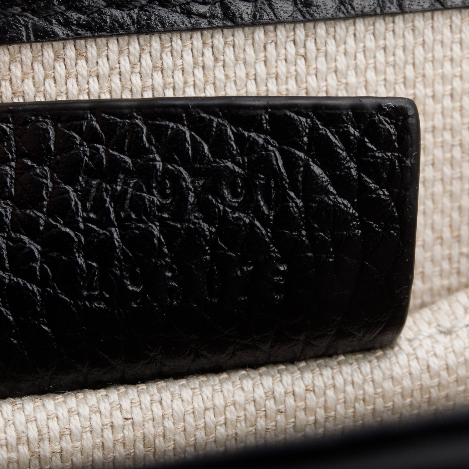 Gucci Black Calfskin Small GG Marmont Chain Handle Bag