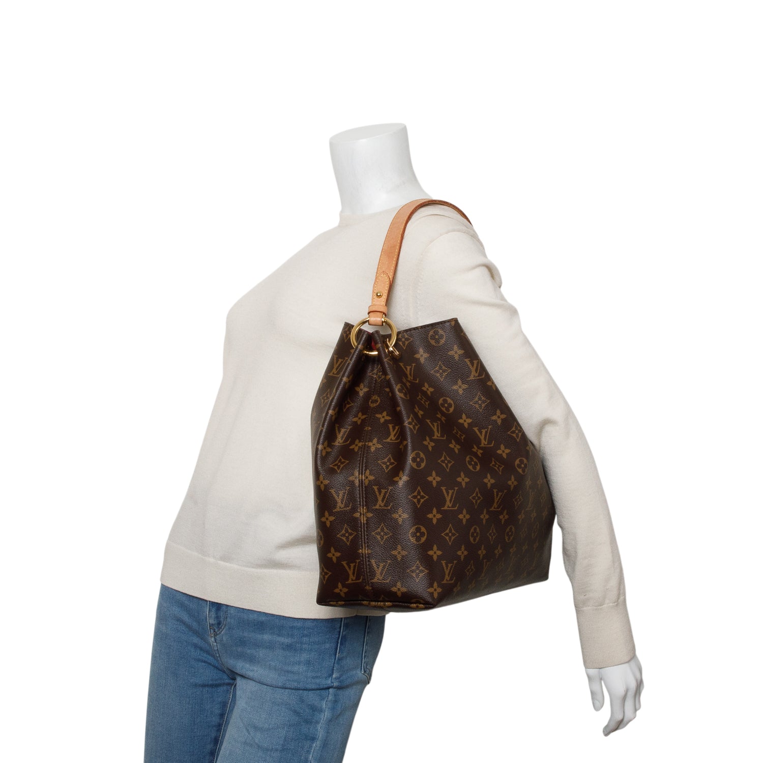 Louis Vuitton 2022 Monogram Graceful MM w/ Box & Receipt