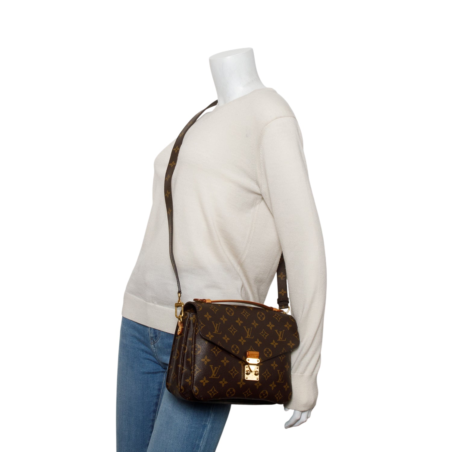 Louis Vuitton Monogram Pochette Metis w/ Strap