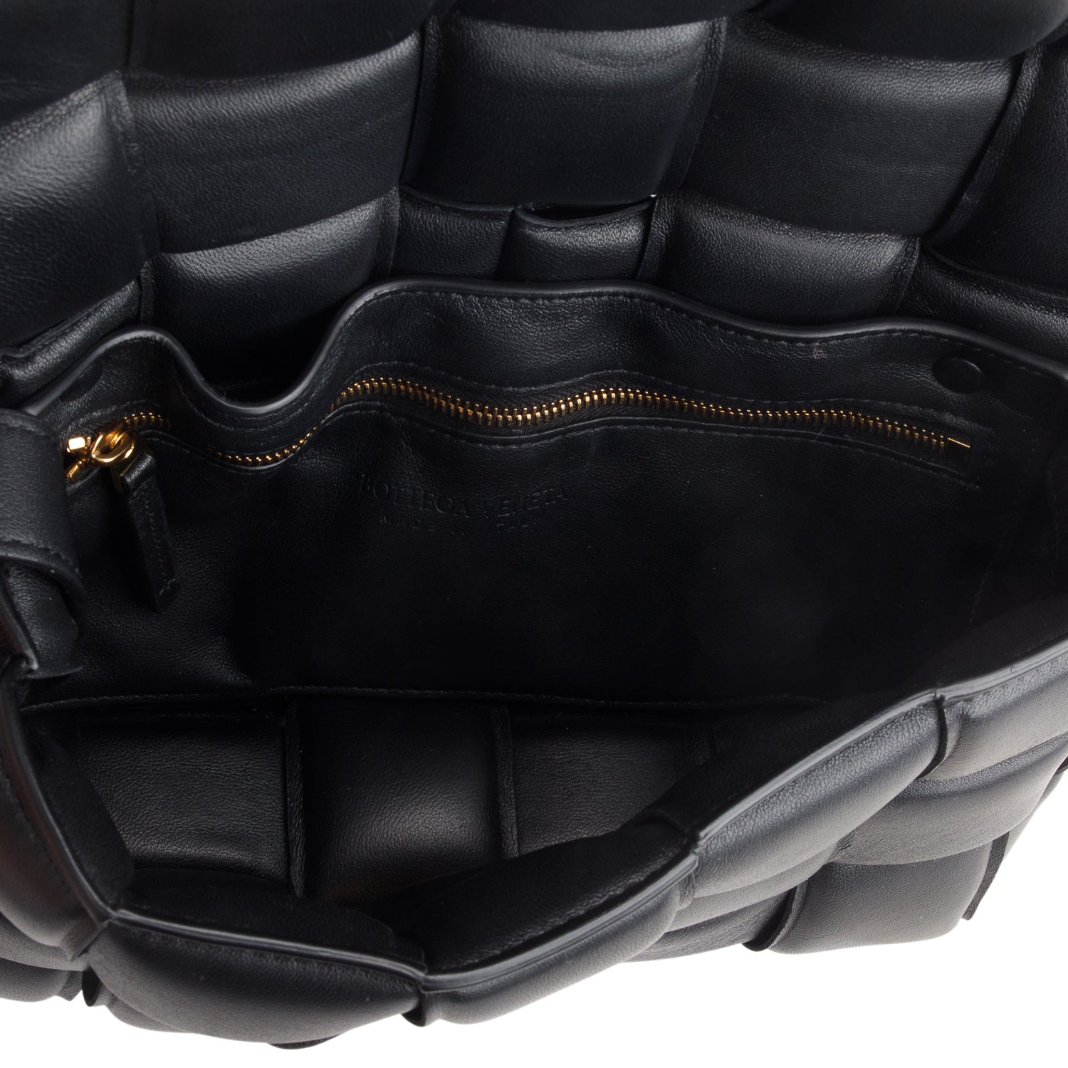 Bottega Veneta Black Nappa Maxi Intrecciato Padded Cassette Crossbody Bag