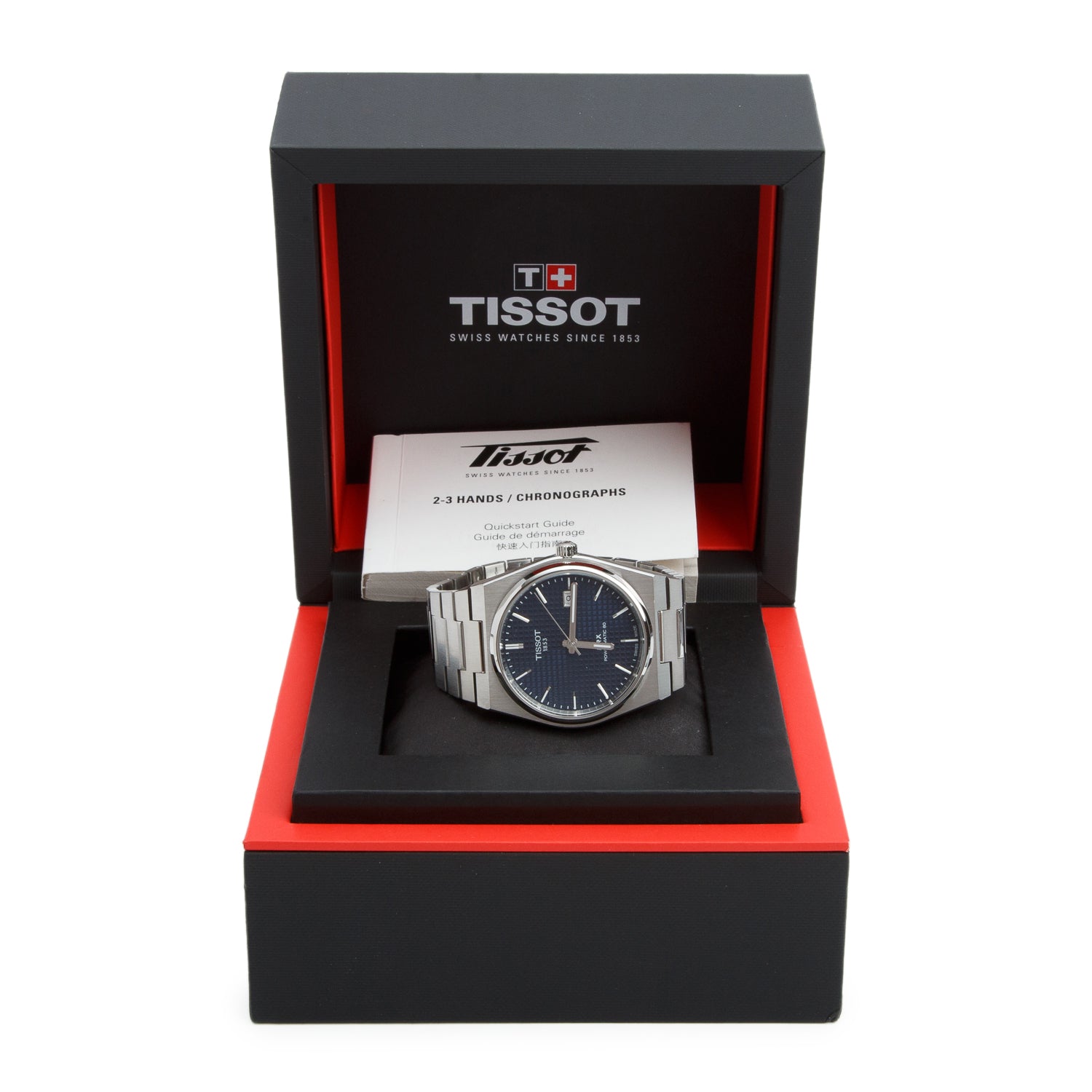 Tissot Stainless Steel PRX 40 MM Automatic Watch Blue Dial w/ Box