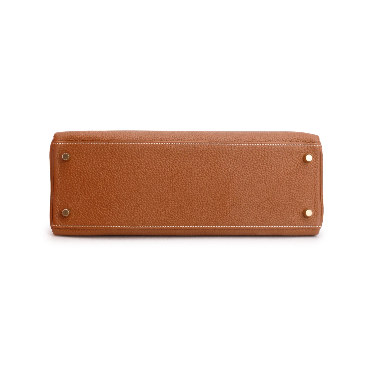 Hermes Gold Togo Kelly Retourne 32 w/ Box & Strap