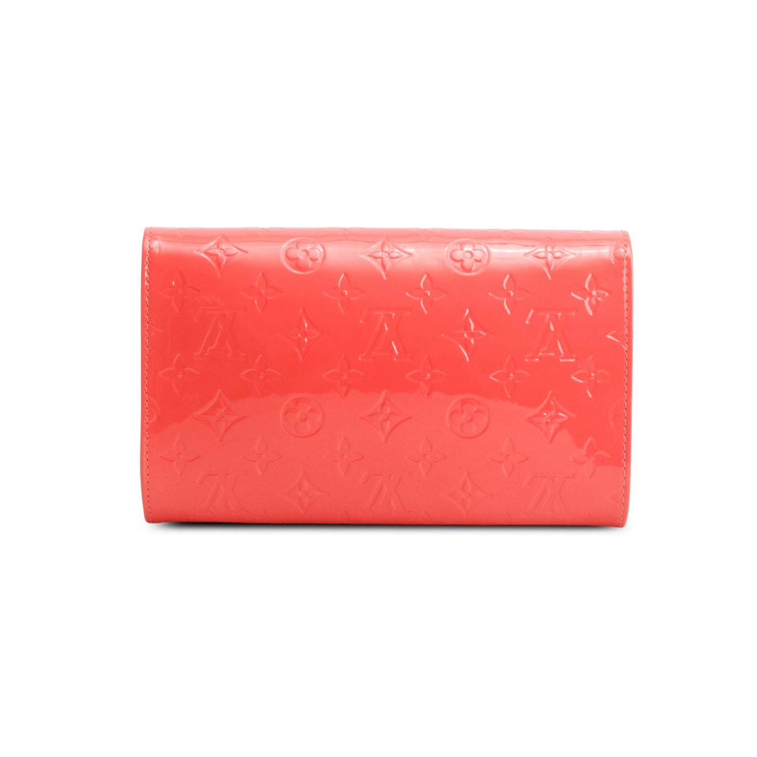 Louis Vuitton Pink Monogram Vernis Ana Clutch