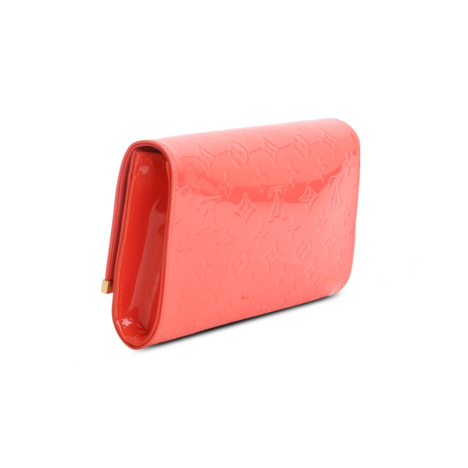 Louis Vuitton Pink Monogram Vernis Ana Clutch