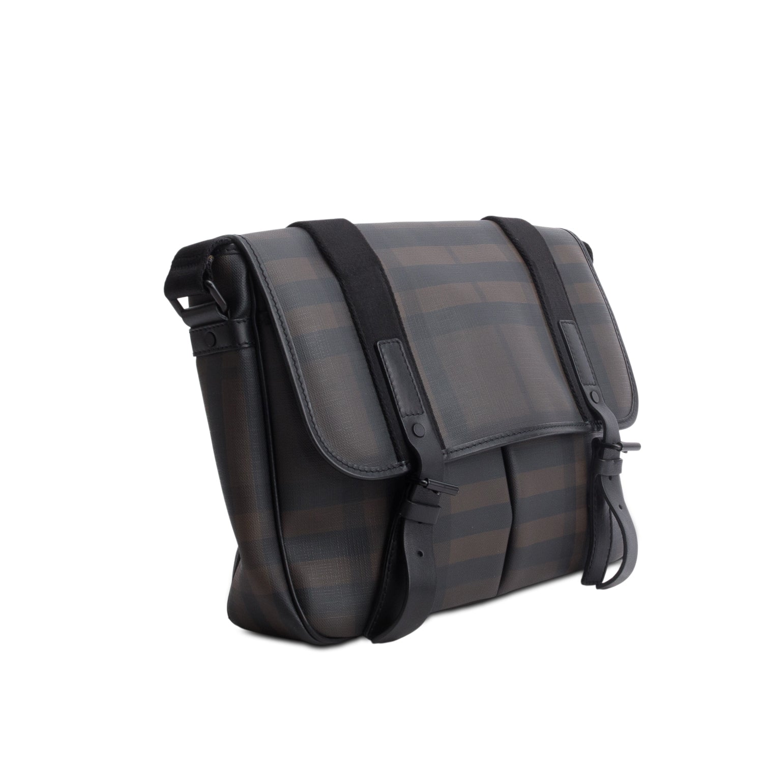 Burberry Brown Nova Check Messenger Bag