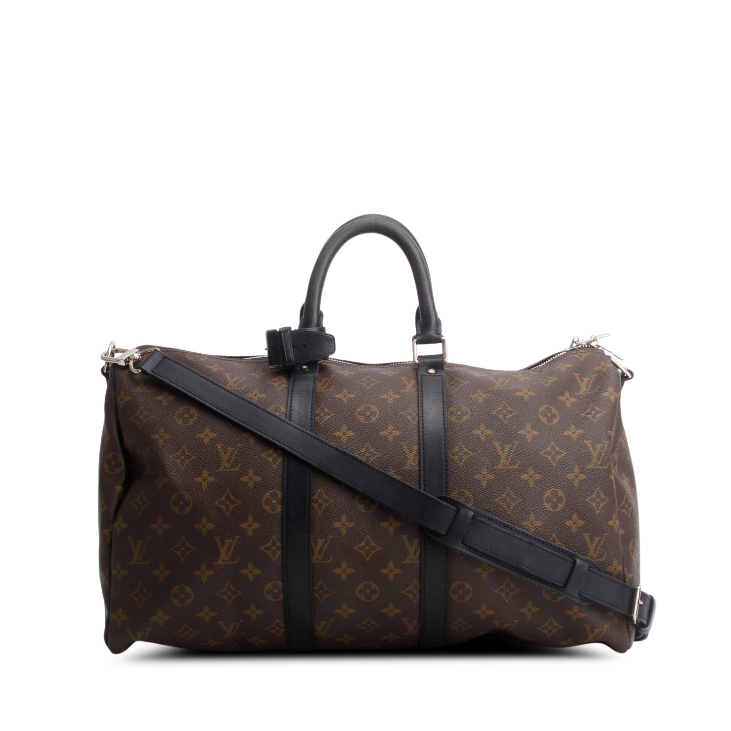 Louis Vuitton Monogram Macassar Keepall Bandouliere 45 w/ Strap