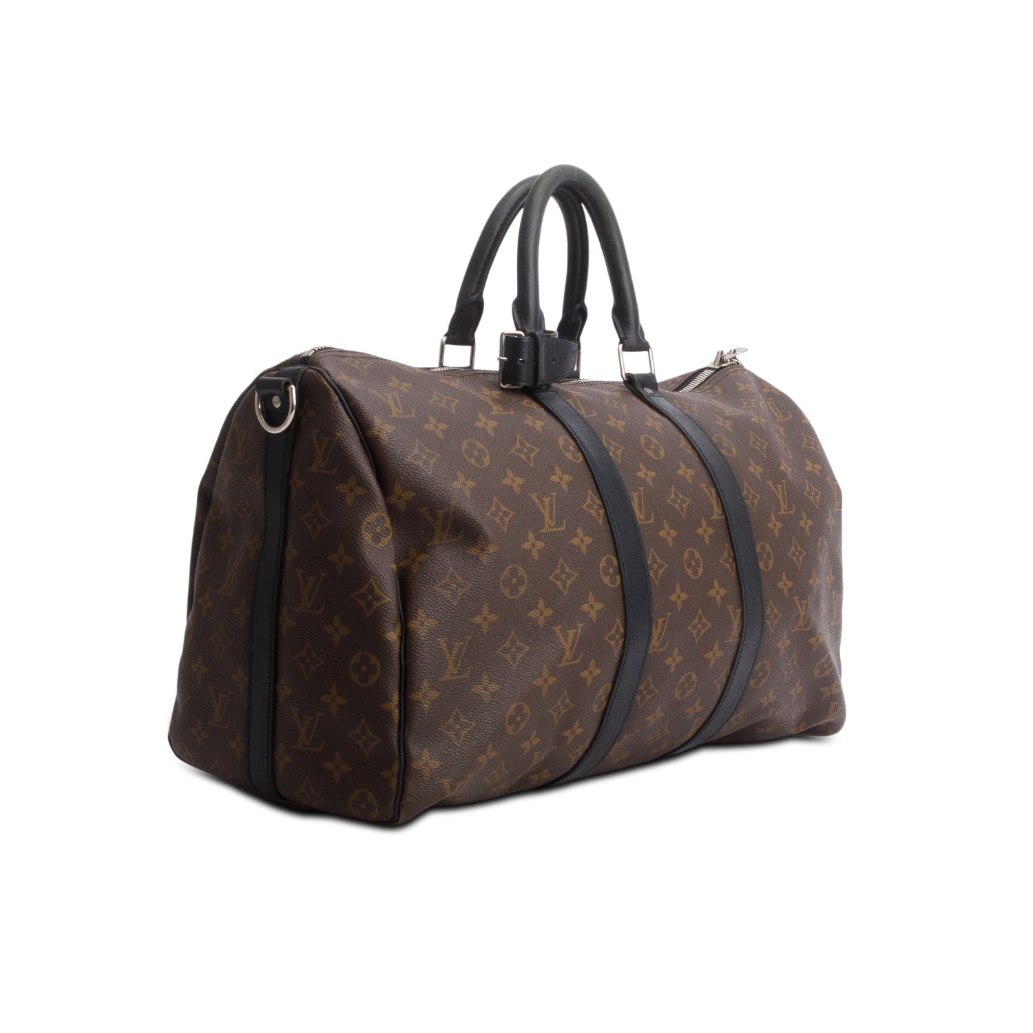 Louis Vuitton Monogram Macassar Keepall Bandouliere 45 w/ Strap