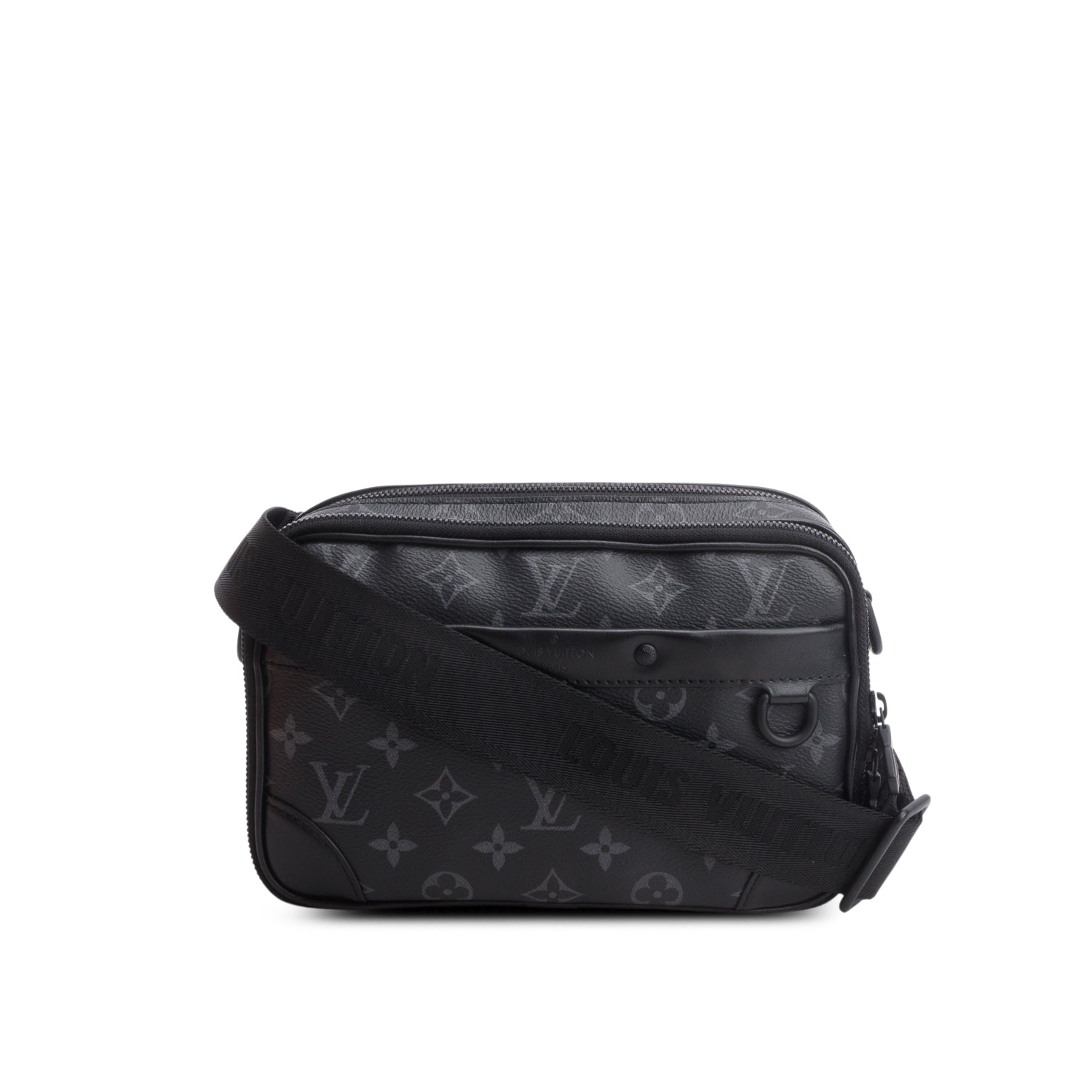 Louis Vuitton Black Monogram Eclipse Alpha Messenger w/ Box