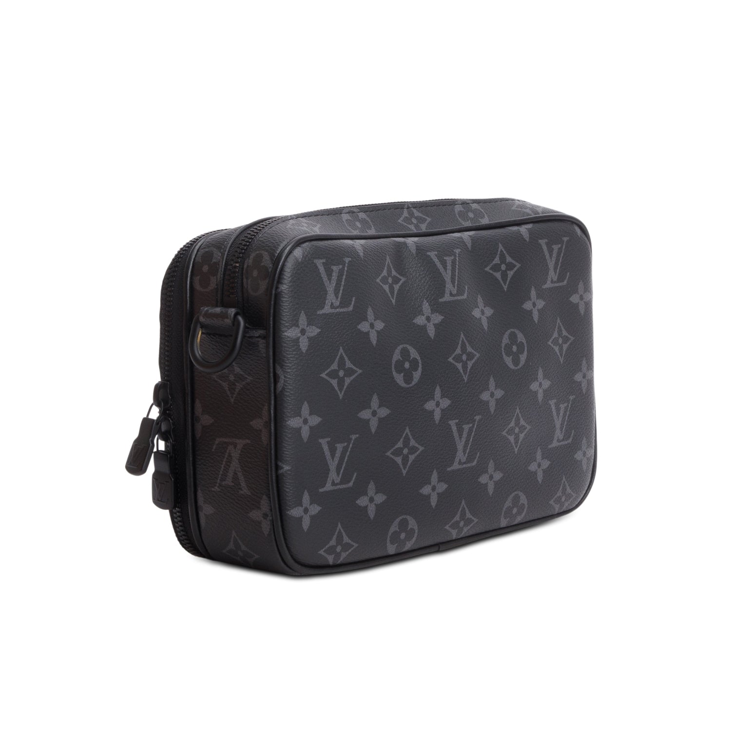 Louis Vuitton Black Monogram Eclipse Alpha Messenger w/ Box