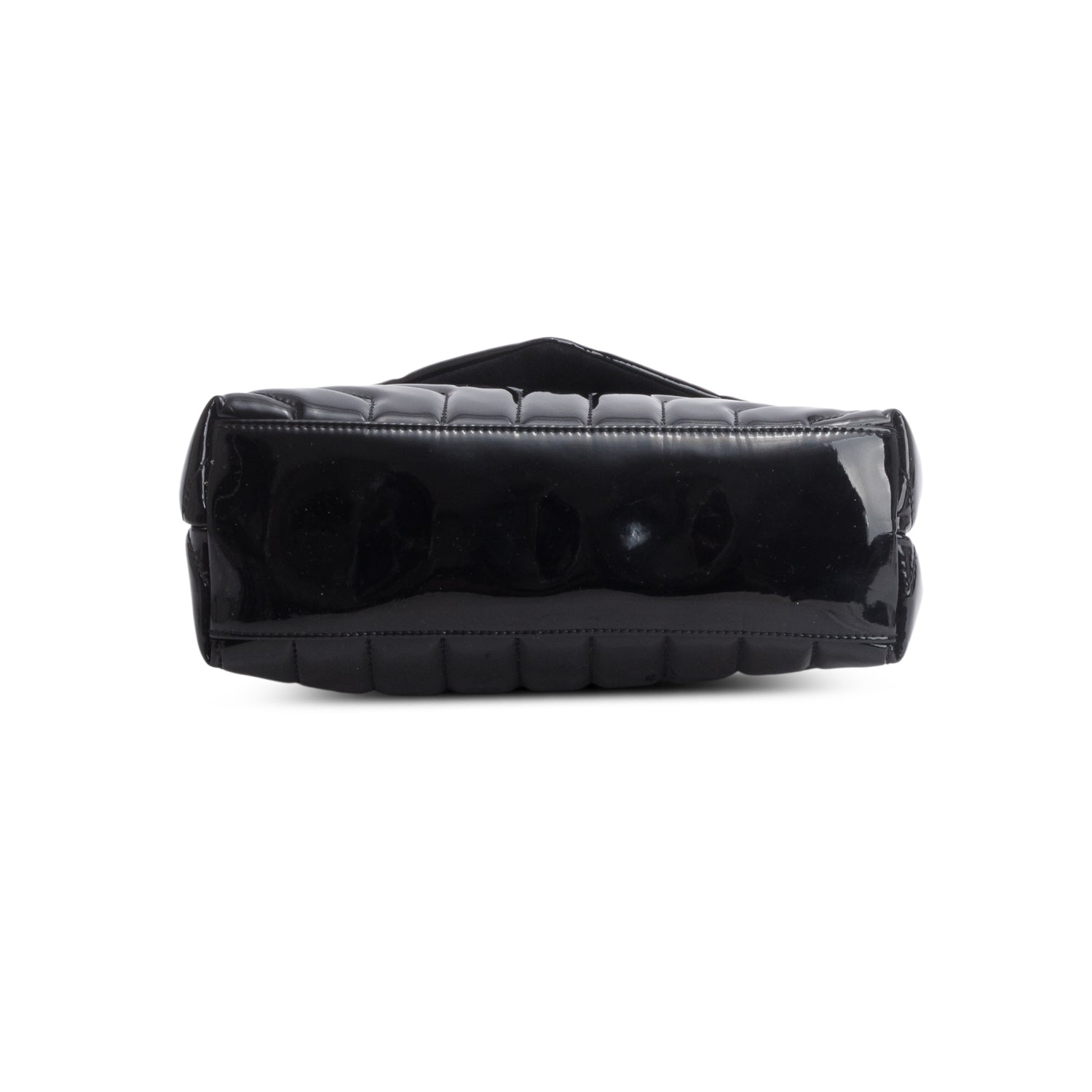 Saint Laurent 2020 Black Patent Y Quilted Monogram Small Loulou Crossbody Bag