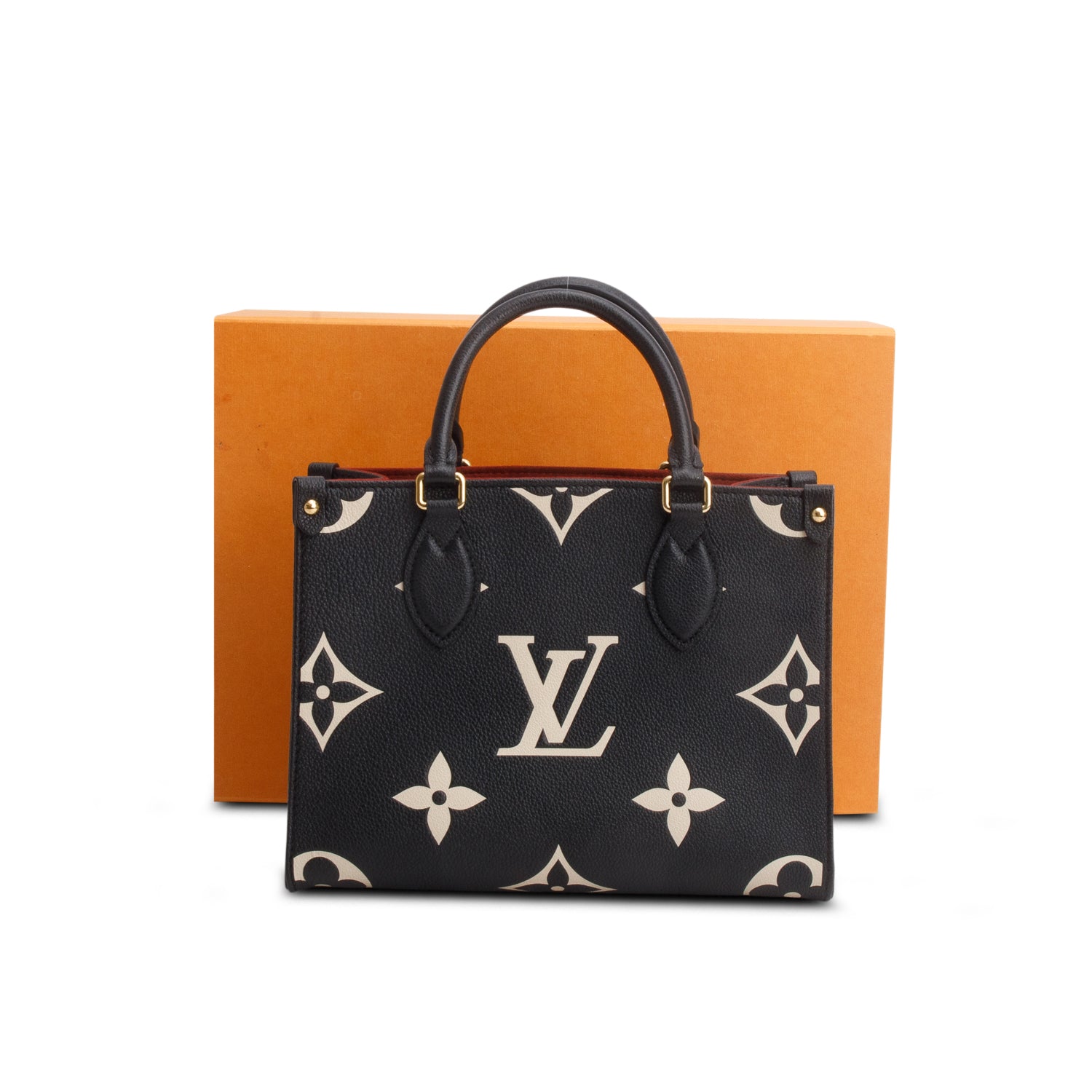 Louis Vuitton Black Empreinte Monogram Giant Onthego BB w/ Box